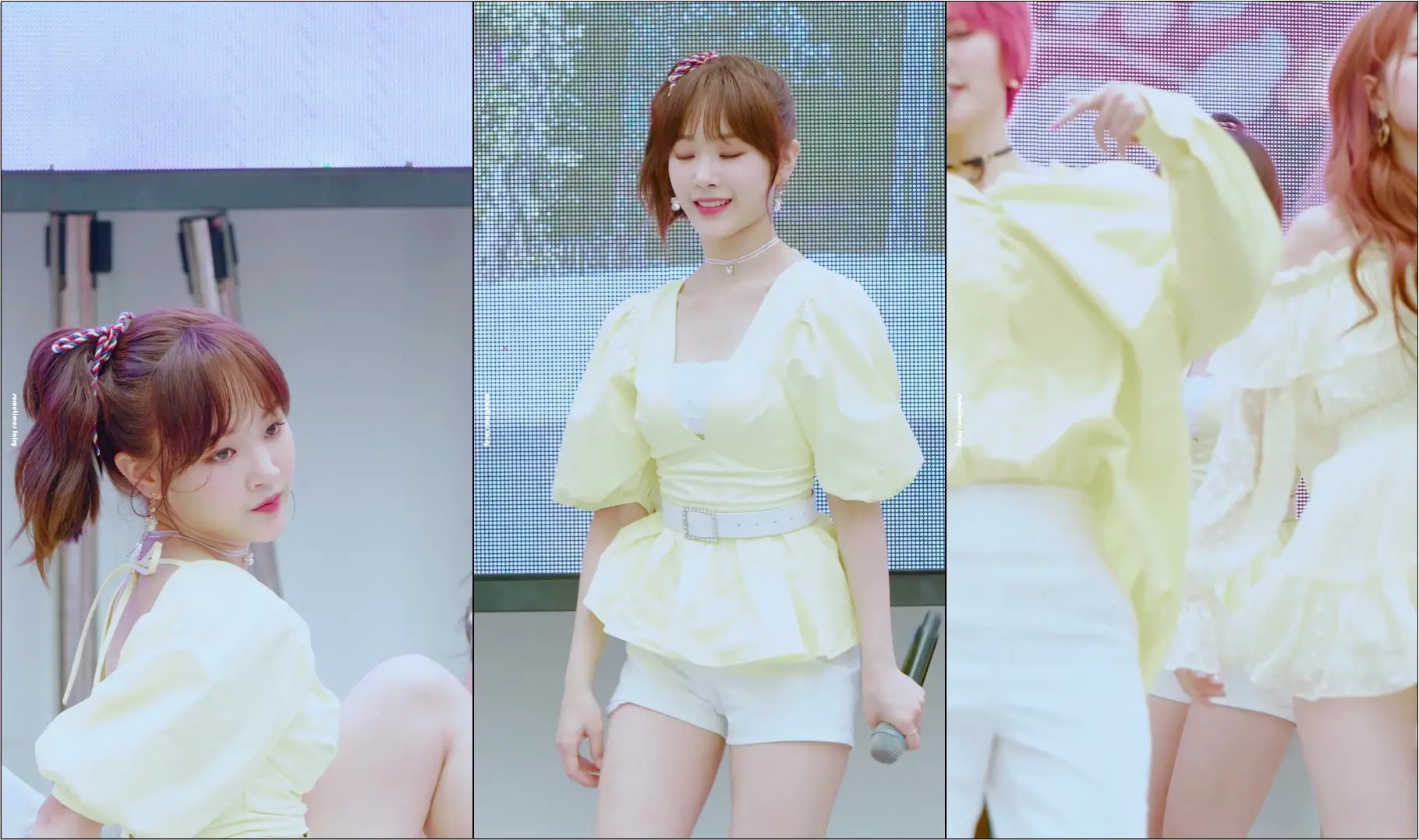 190724 #공원소녀 (#GWSN) 명동 버스킹 앤 - RED-SUN (021)