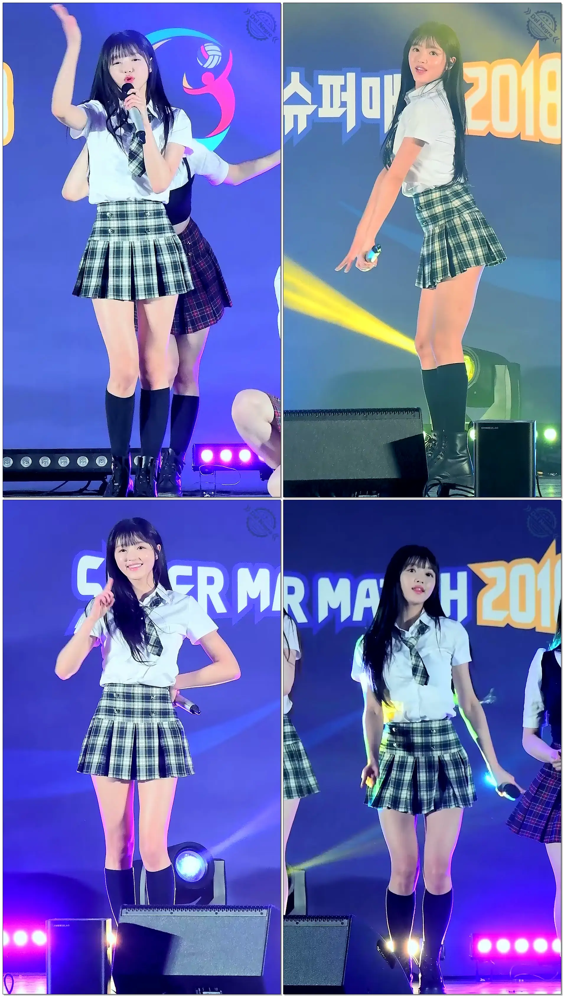 180408 한국 태국 여자배구 올스타 슈퍼매치 오마이걸 내 얘길 들어봐 (A-ing) 유아 직캠 By 델네그로