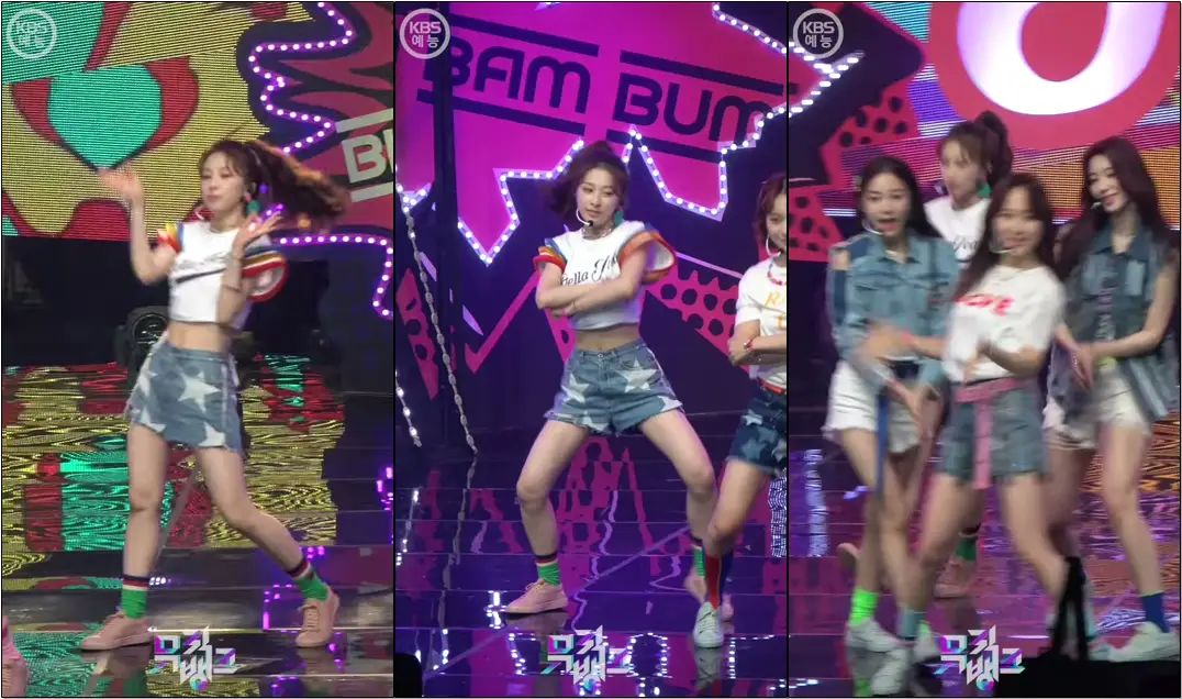 BIM BAM BUM(빔밤붐) - #로켓펀치(Rocket Punch) #윤경 / 190809 뮤직뱅크 #직캠