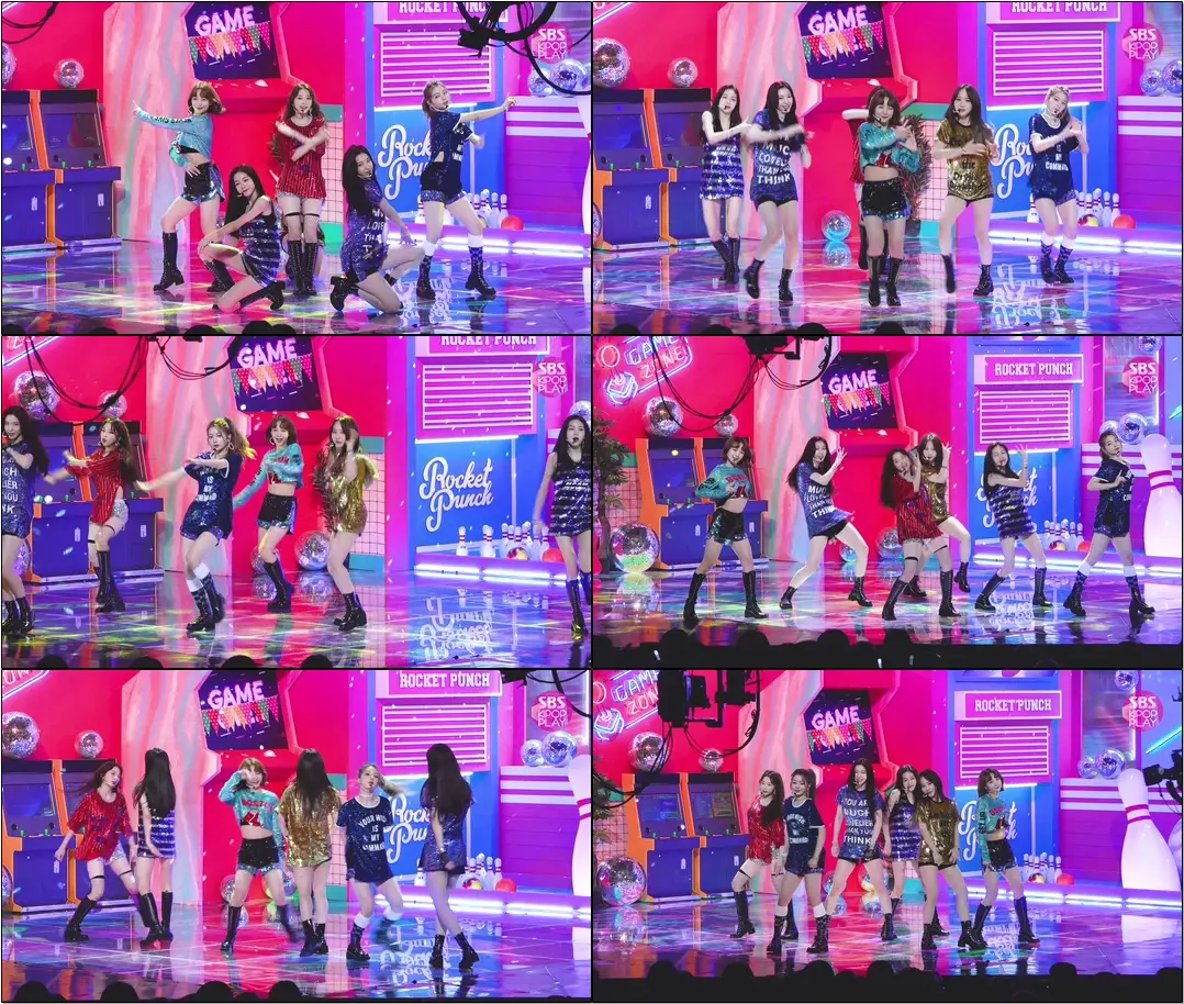 [안방1열 직캠4K] #로켓펀치 '빔밤붐' 풀캠 (Rocket Punch 'BIM BAM BUM' #FanCam)│@SBS Inkigayo_2019.8.11