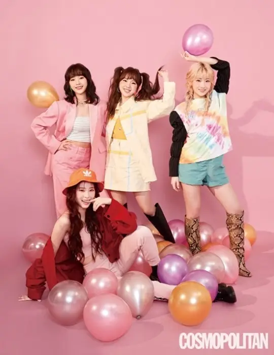 공원소녀 코스모폴리탄 화보