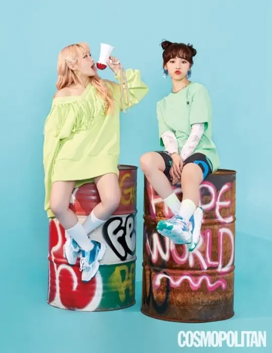 공원소녀 코스모폴리탄 화보