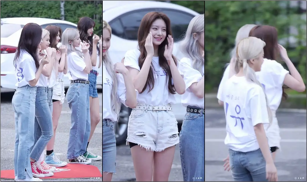 #에버글로우 #왕이런 - 뮤직뱅크 출근길 (19.08.30)