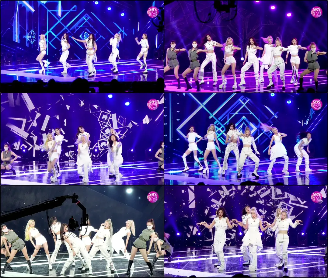 에버글로우 'Adios' 풀캠 (EVERGLOW FanCam)│@SBS Inkigayo_2019.09.01