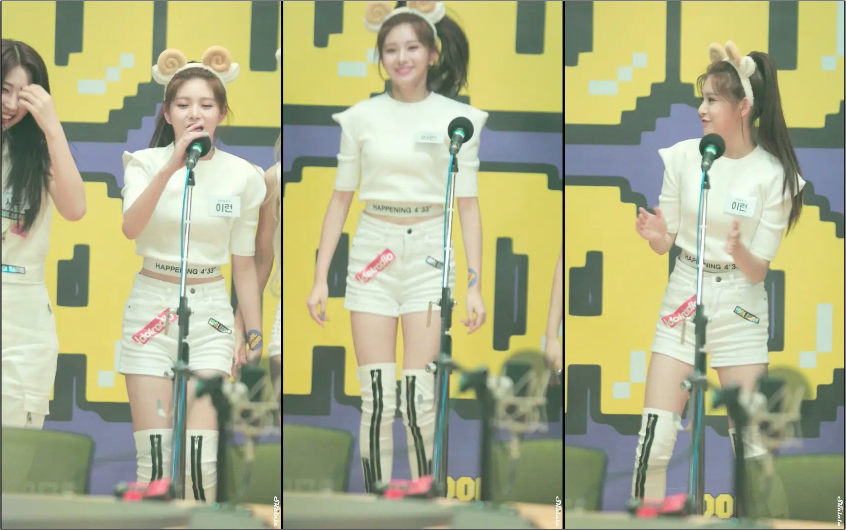 190911 #에버글로우(#EVERGLOW) - 흥 터지는 댄스타임(dance time) ...#이런 #직캠(#Yiren #fancam) @MBC Idol Radio