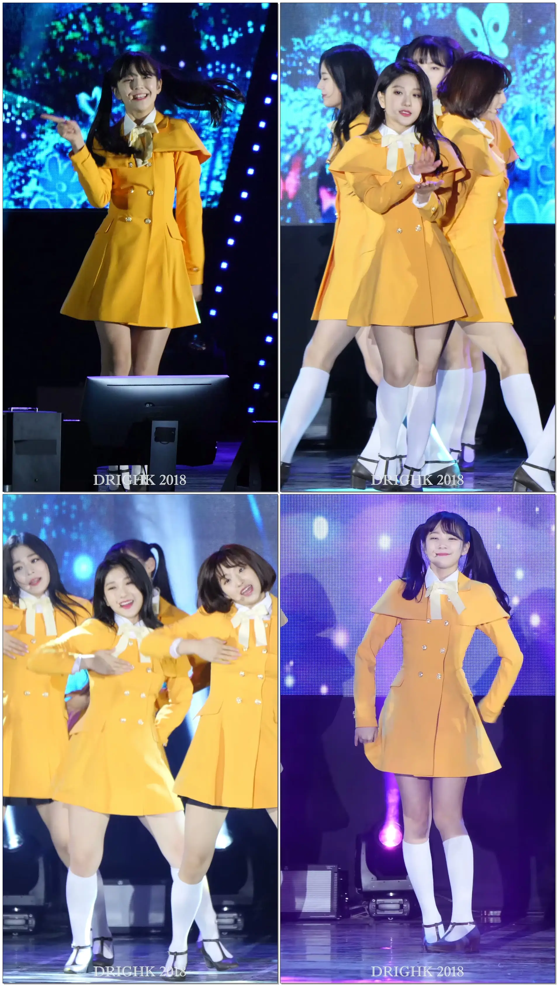 fromis_9(프로미스_9) 백지헌 '유리구두(Glass Shoes)' 직캠fancam [180303 평창 동계패럴림픽 성화 합화식]