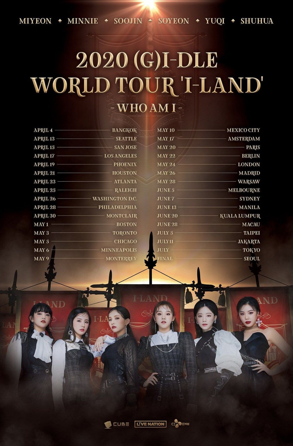 2020 (G)I-DLE WORLD TOUR 'I-LAND : WHO AM I' ?#여자아이들 #GIDLE #ILAND#GIDLE_WORLDTOUR_ILAND