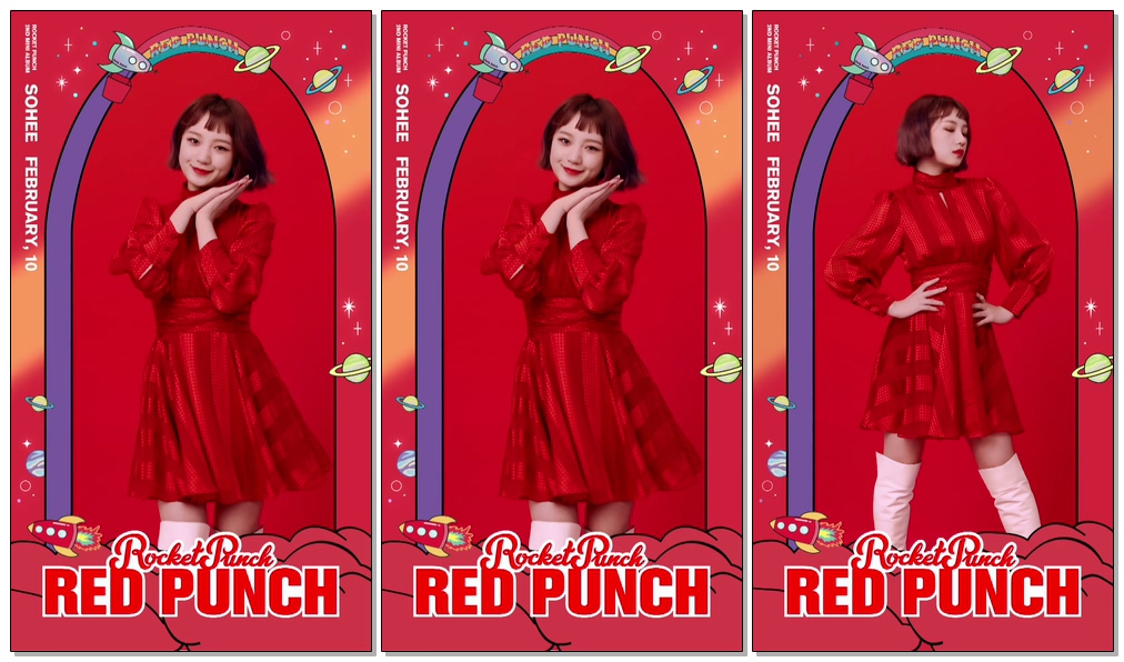Rocket Punch(#로켓펀치) [Red Punch] Moving Poster #SOHEE