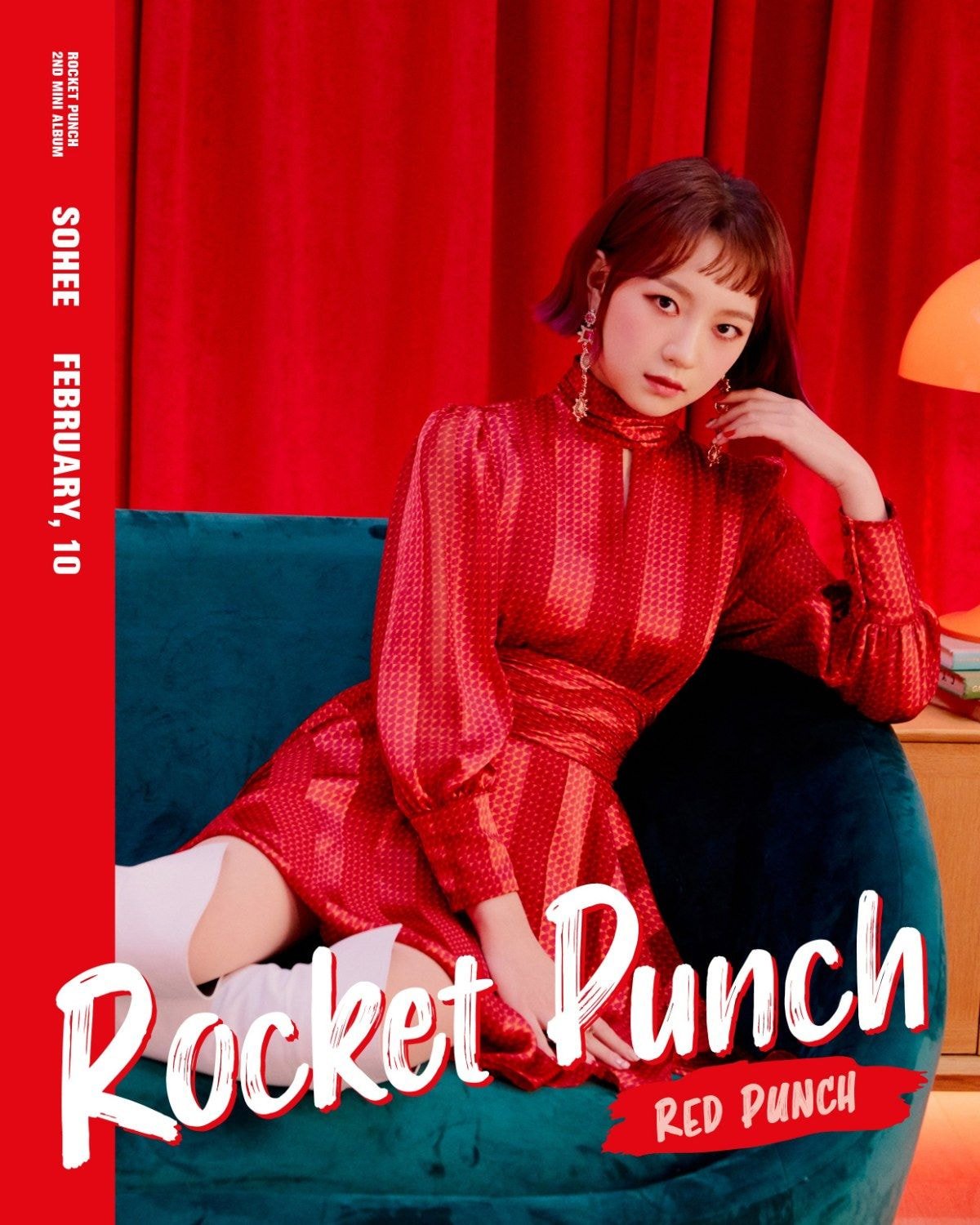 로켓펀치 2nd Mini Album [RED PUNCH?] 컨셉포토A (소희,다현)