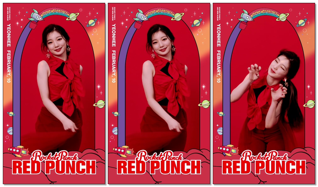 #Rocket Punch(#로켓펀치) [Red Punch] Moving Poster #YEONHEE