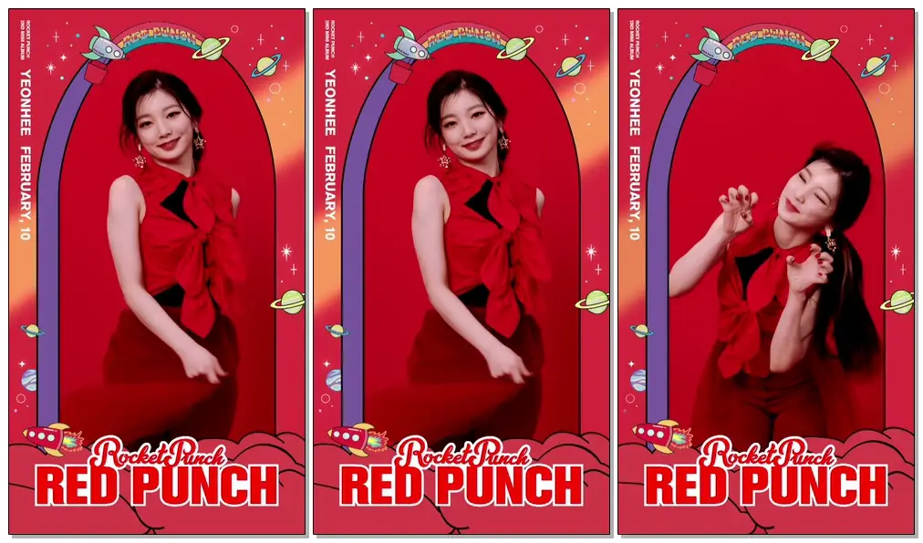 #Rocket Punch(#로켓펀치) [Red Punch] Moving Poster #YEONHEE