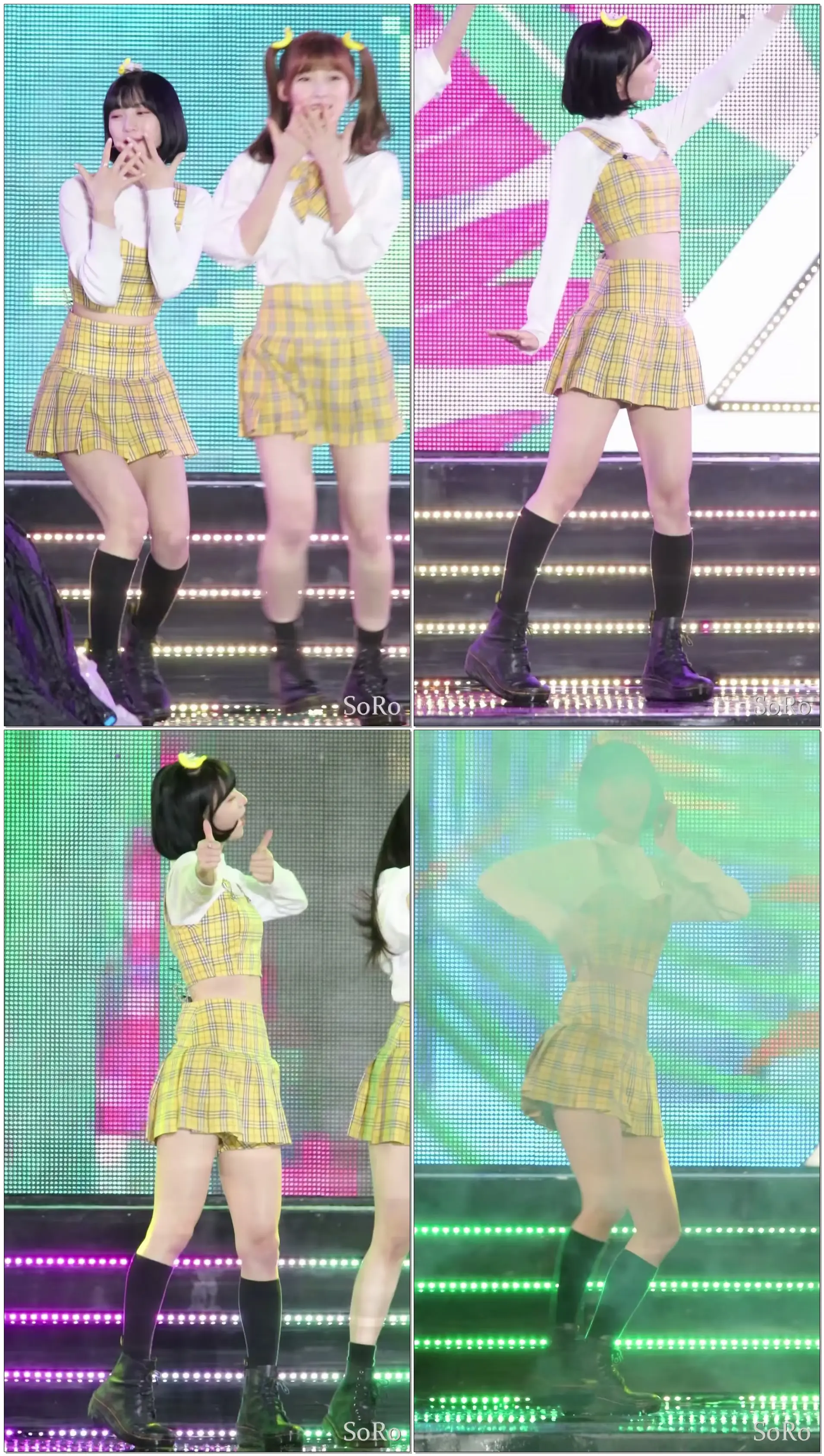 180404 오마이걸반하나 - 바나나 알러지 원숭이 비니 직캠 @ 2018 울산 남다른 행복콘서트 -By SoRo