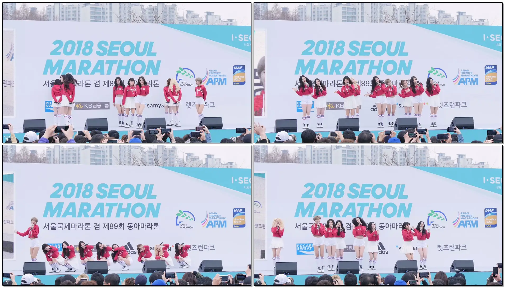[4K] 180318 모모랜드 직캠 (MOMOLAND) - 짠쿵쾅 @서울국제마라톤 AFTER PARTY(잠실종합운동장)/Fancam By 쵸리(Chori)