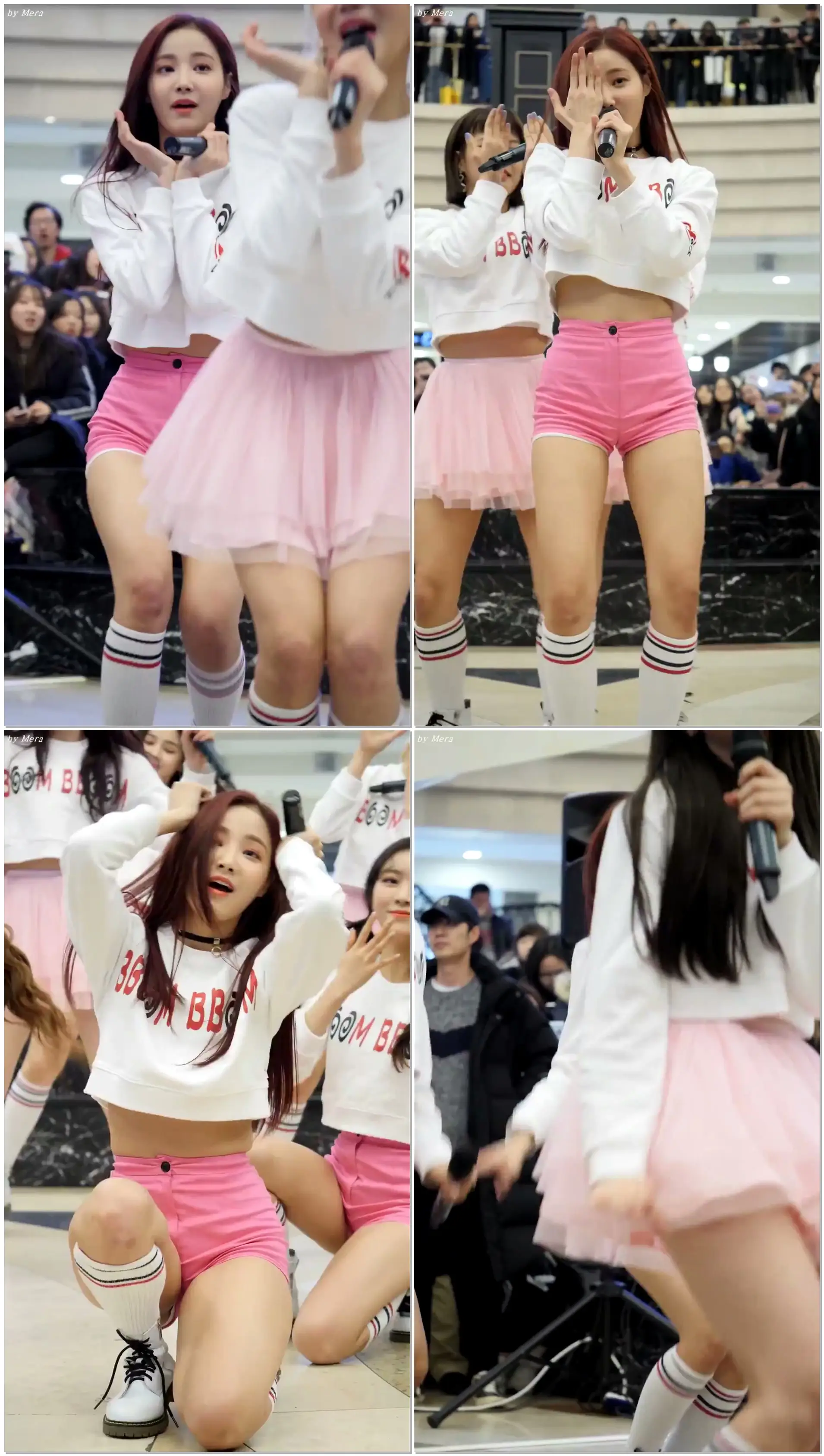 180203 MOMOLAND (모모랜드) - Freeze(꼼짝마) 2배속 Ver. [연우] YeonWoo 직캠 Fancam (분당 모모랜드 게릴라공연) by Mera