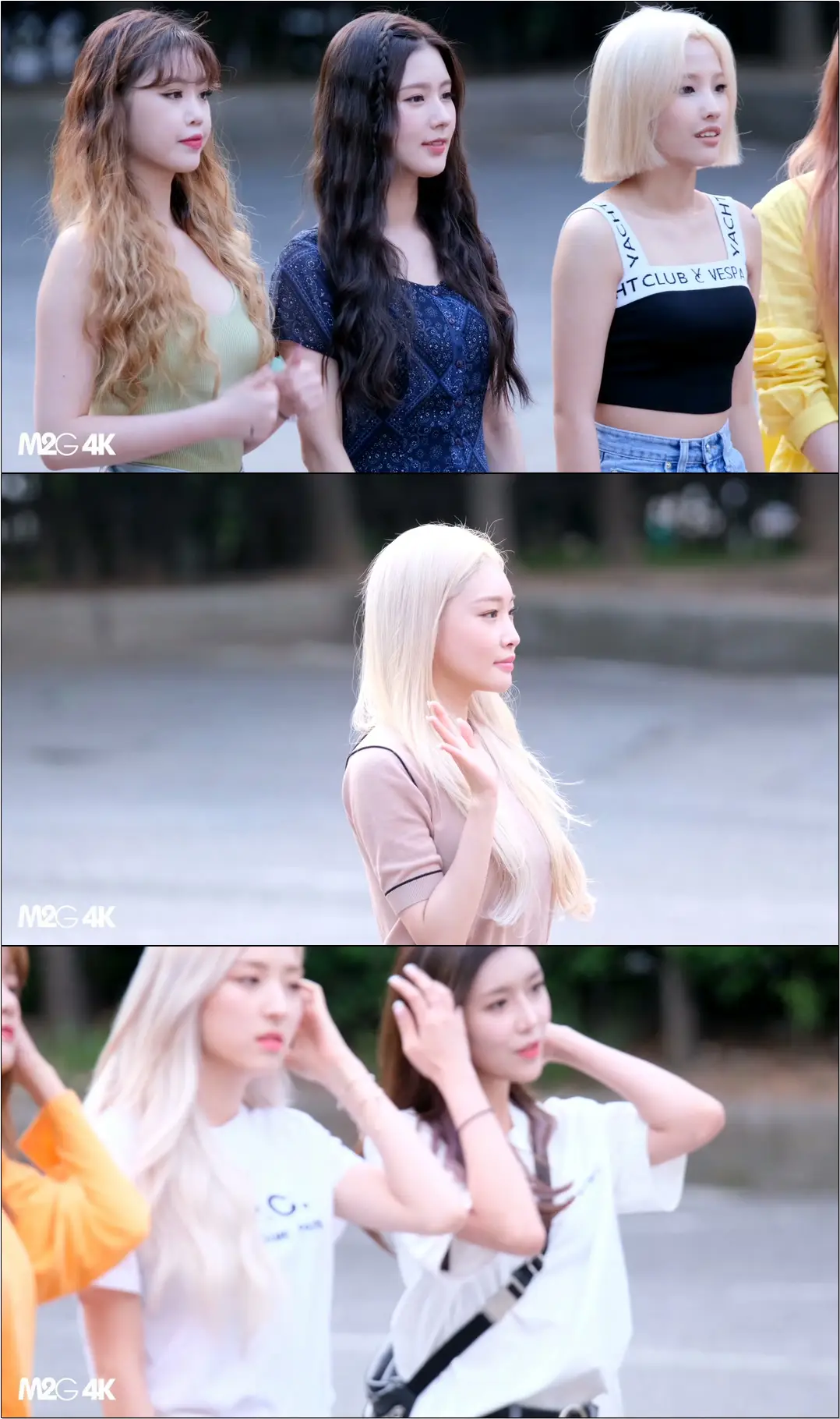 190628 #여자아이들 (G)I-DLE, #청하, #우주소녀 - 뮤직뱅크 출근길 #직캠 #Fancam