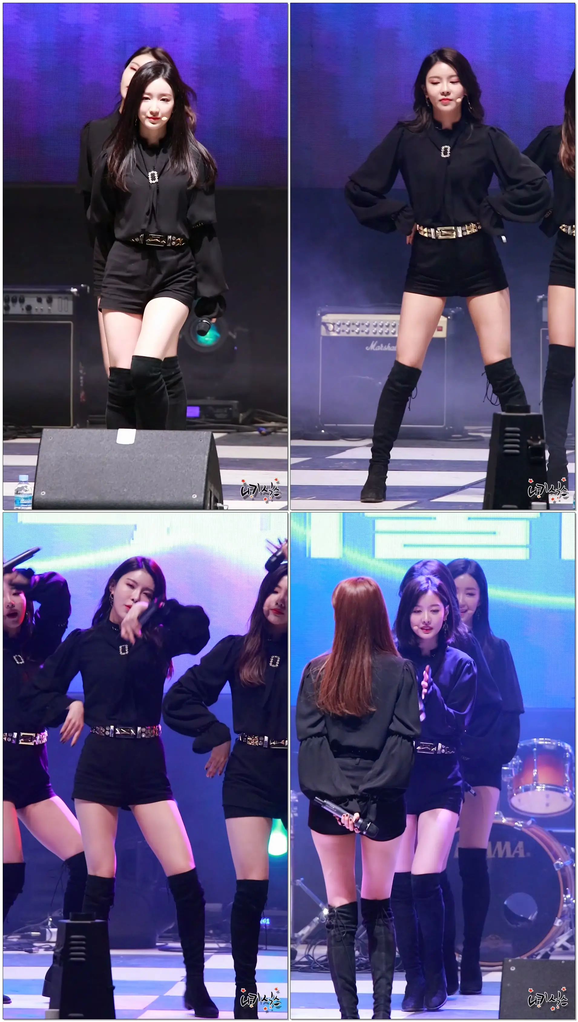 180221 구구단(gugudan) 나영(김나영) 일기 남서울대학교 입학생 오리엔테이션 축하공연 직캠(Fancam) by 니키식스
