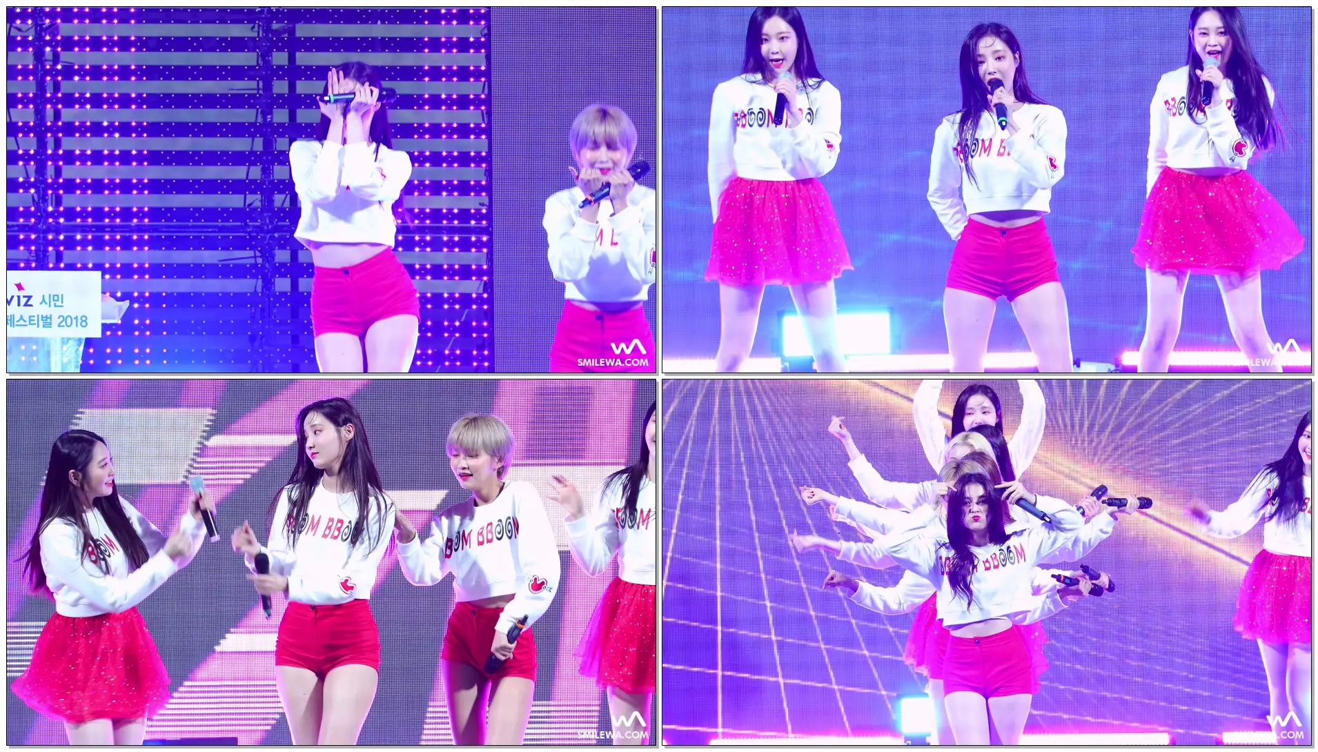 180401 불 특수효과에 깜놀 ㅠㅠ 모모랜드 연우 '어마어마해 (EDM Ver.)' 직캠 @kt wiz 시민 서포터즈 페스티벌 4K Fancam by -wA-