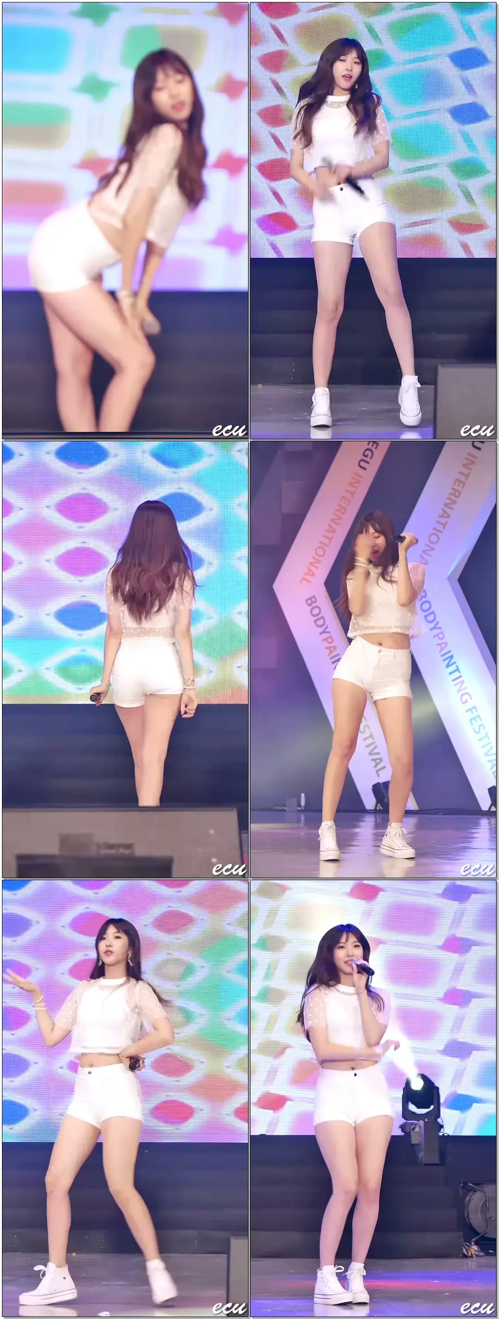 160828 베스티 (BESTie) 다혜 (Da Hye) Excuse Me (익스큐즈미) 대구 바디페인팅 페스티벌 직캠 [fancam] by ecu