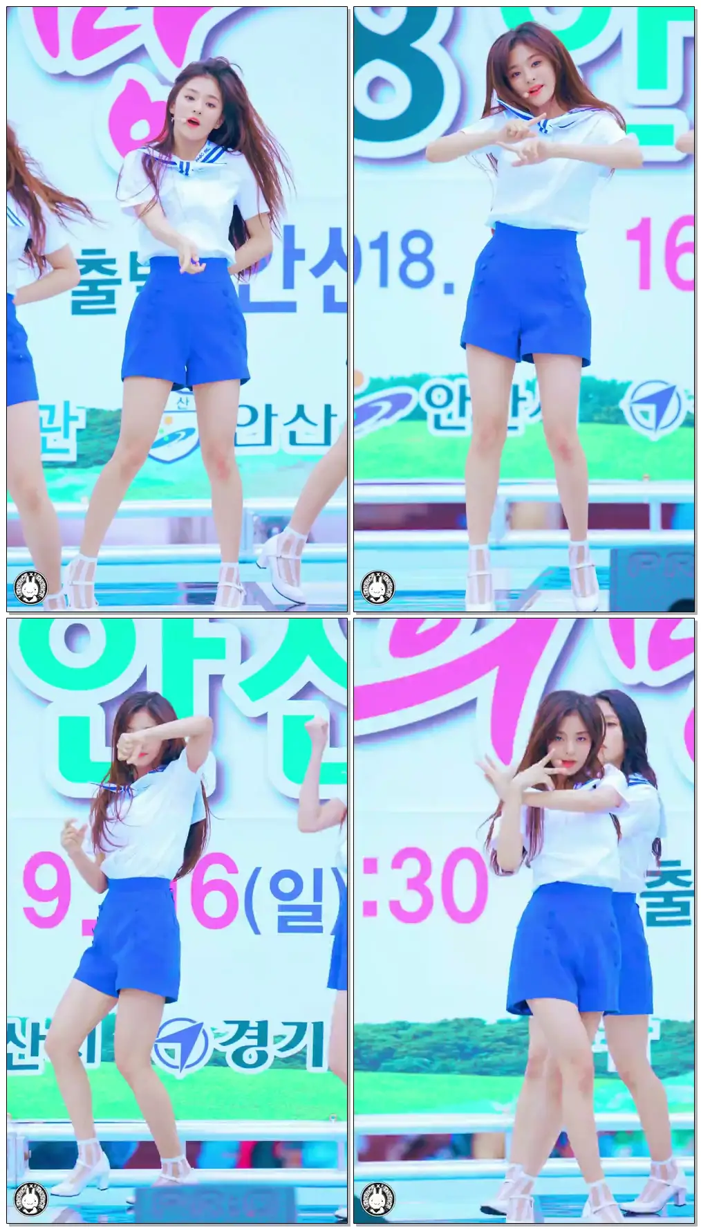 [4K] 180916 프로미스나인 이나경 직캠 '22세기 소녀(22Century Girl)' fromis_9 Fancam @안산희망마라톤대회 안산와스타디움 By 벤뎅이