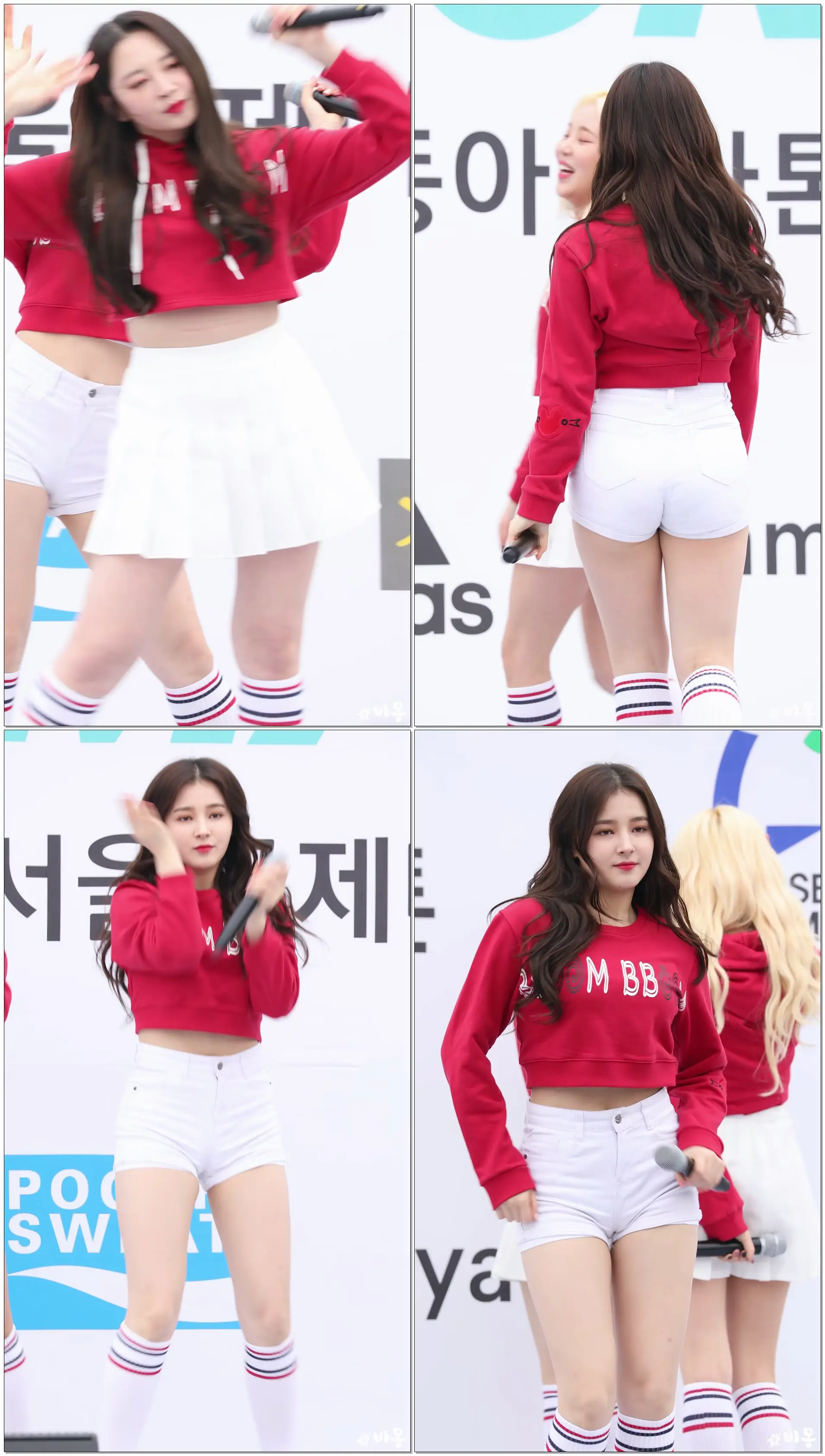 180318 모모랜드(MOMOLAND) 낸시(Nancy) 뿜뿜 + 어마어마해 + 꼼짝마 + 짠쿵쾅 [서울국제마라톤대회] 4K 직캠 by 비몽