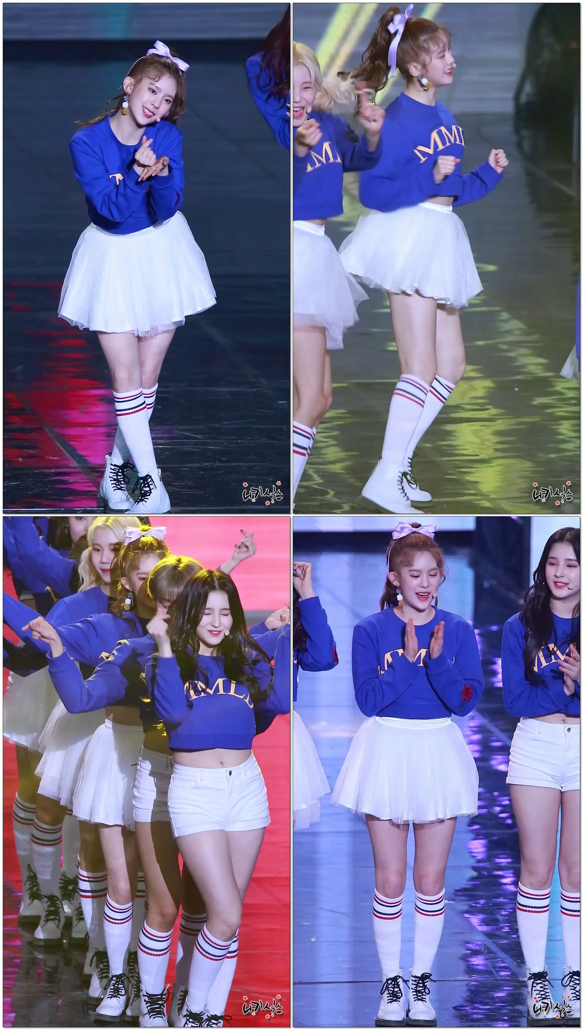 180130 모모랜드(MOMOLAND) 데이지(유정안) 따르릉, 어마어마해 평창올림픽 G-10 축하쇼 직캠(Fancam) by 니키식스
