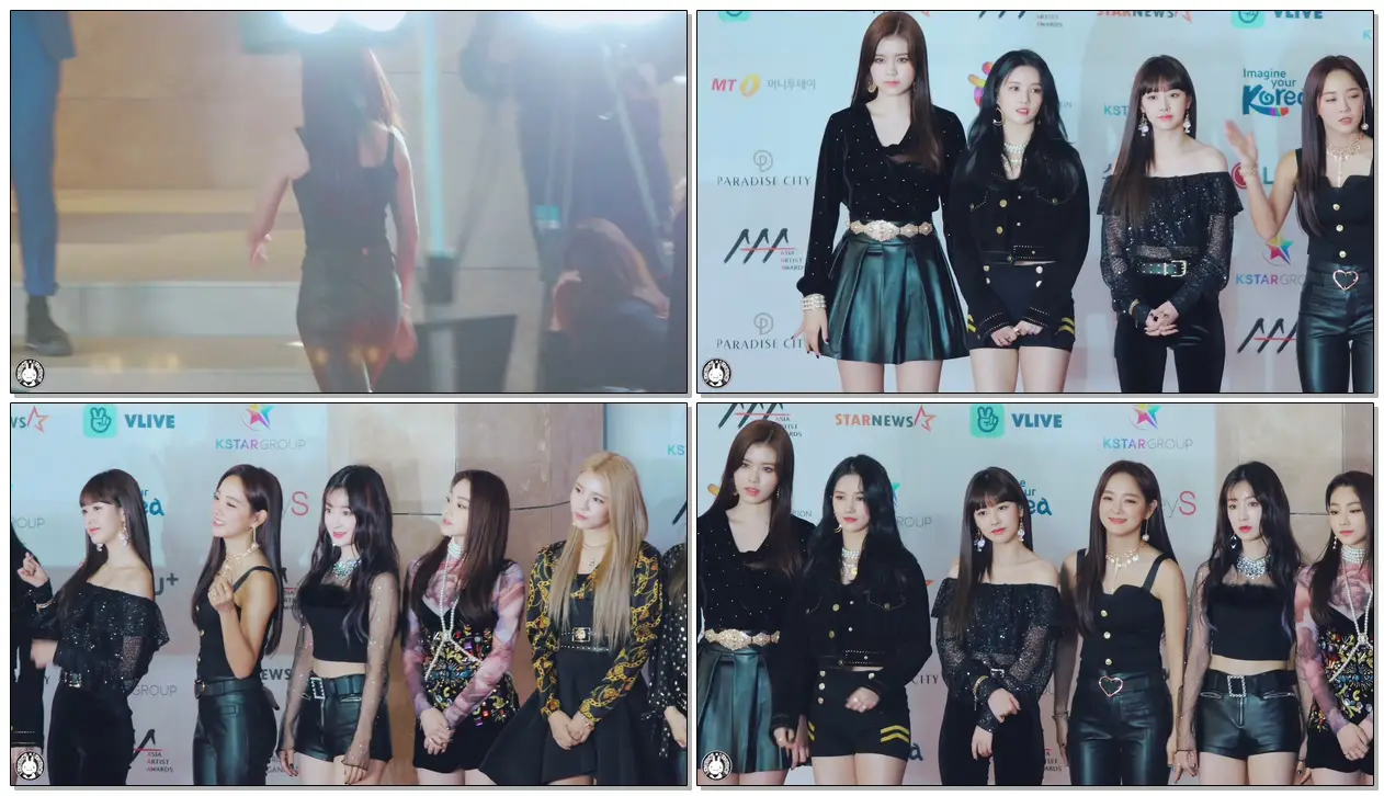 181128 구구단 직캠 '레드카펫 입장' gugudan Fancam @아시아 아티스트 어워드 파라다이스시티홀 By 벤뎅이