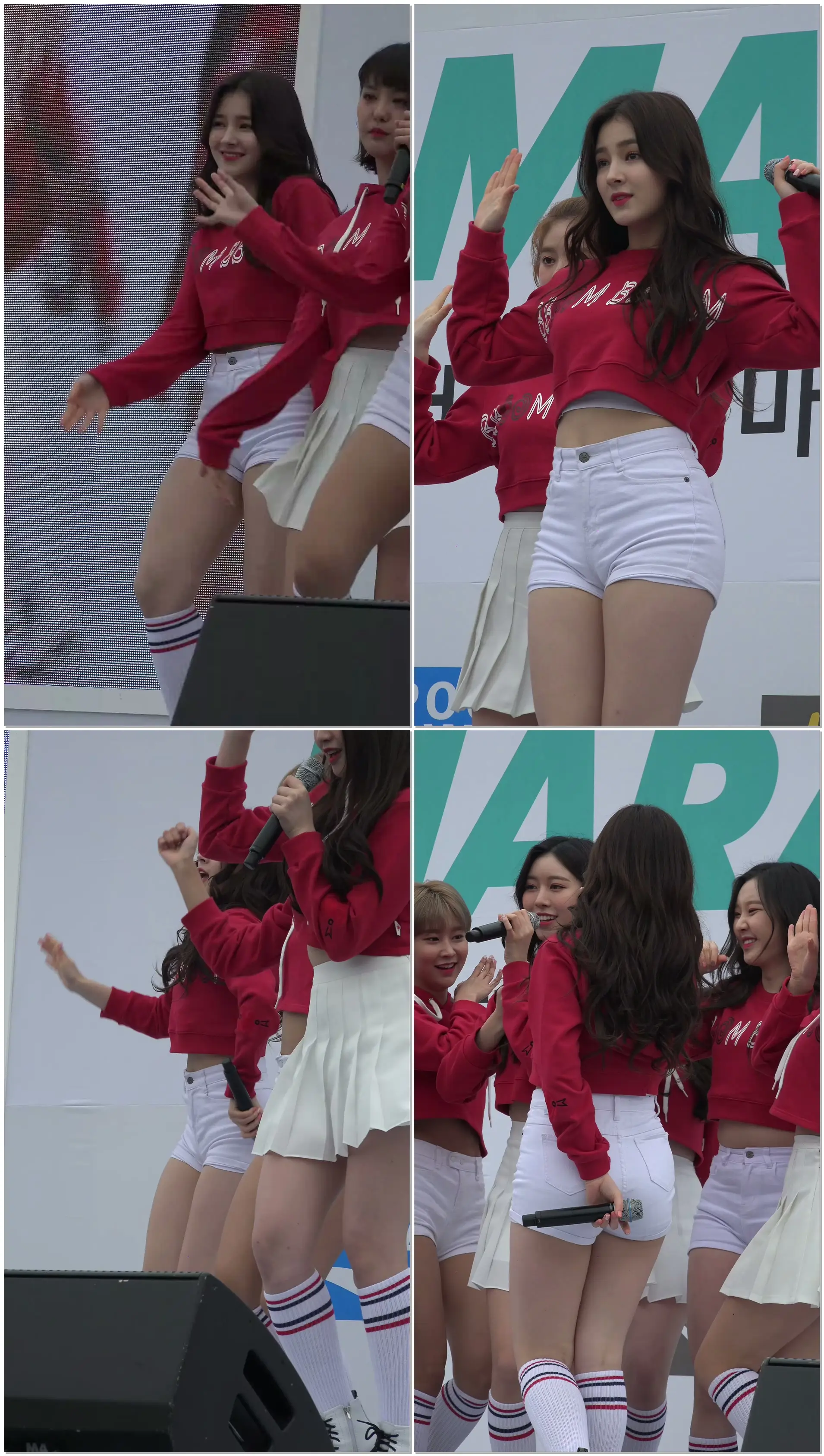 180318 모모랜드(MOMOLAND 낸시) 꼼짝마 (Freeze) @서울국제마라톤축하공연 (잠실종합운동장광장무대) 직캠 FANCAM