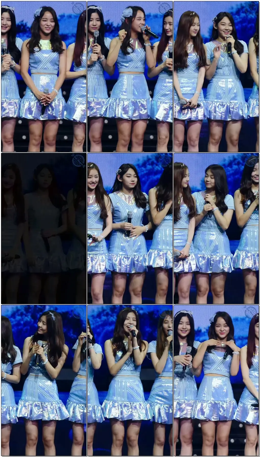 160628 구구단 데뷔 쇼케이스 Welcome to Wonderland 프로듀스 101 출연자 김세정,김나영,강미나 스케치 영상 직캠 By 델네그로