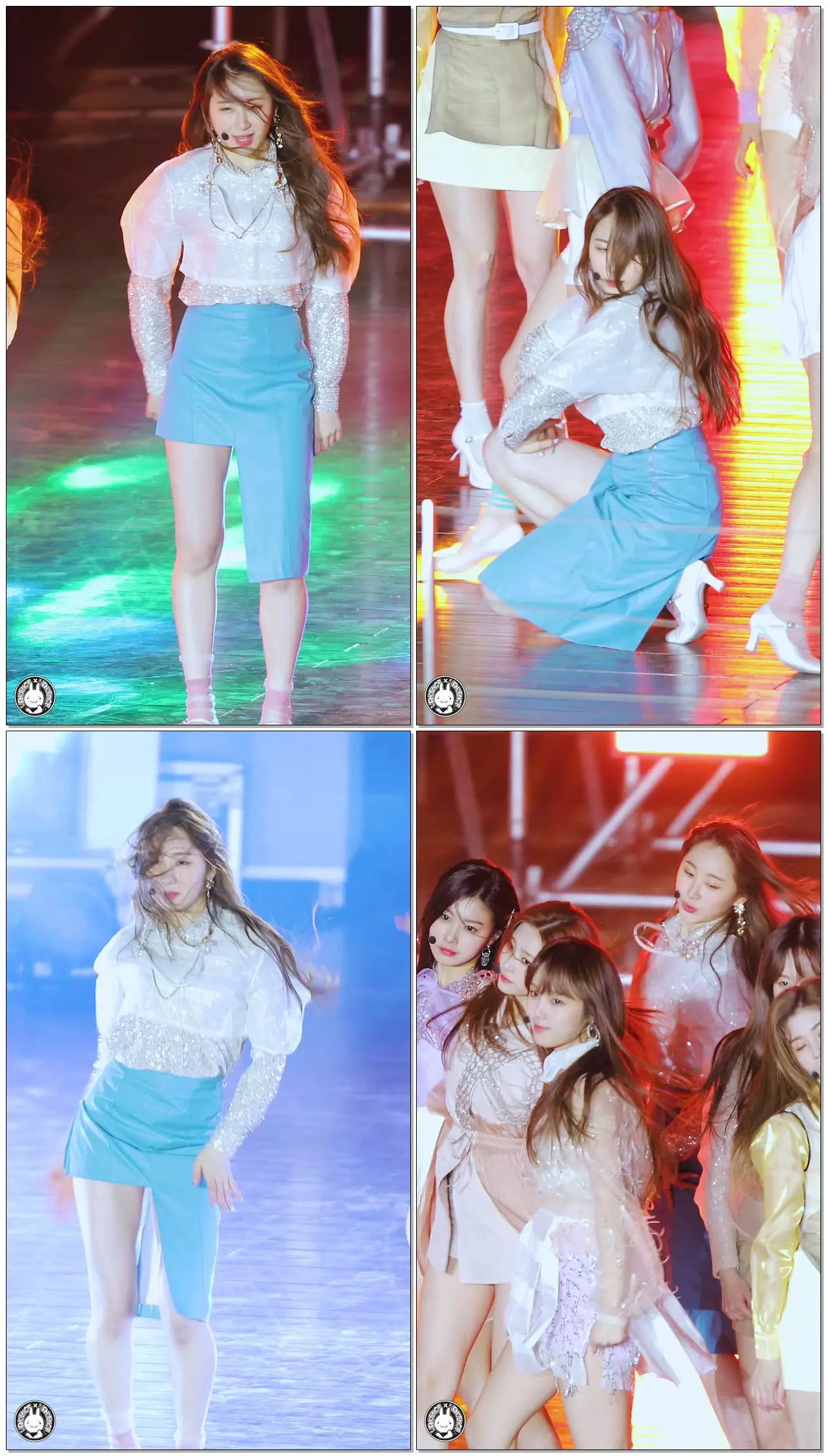 190402 #아이즈원 #이채연 '라비앙로즈(La Vie en Rose)' IZ*ONE @여의도 게릴라 콘서트 한강물빛공원