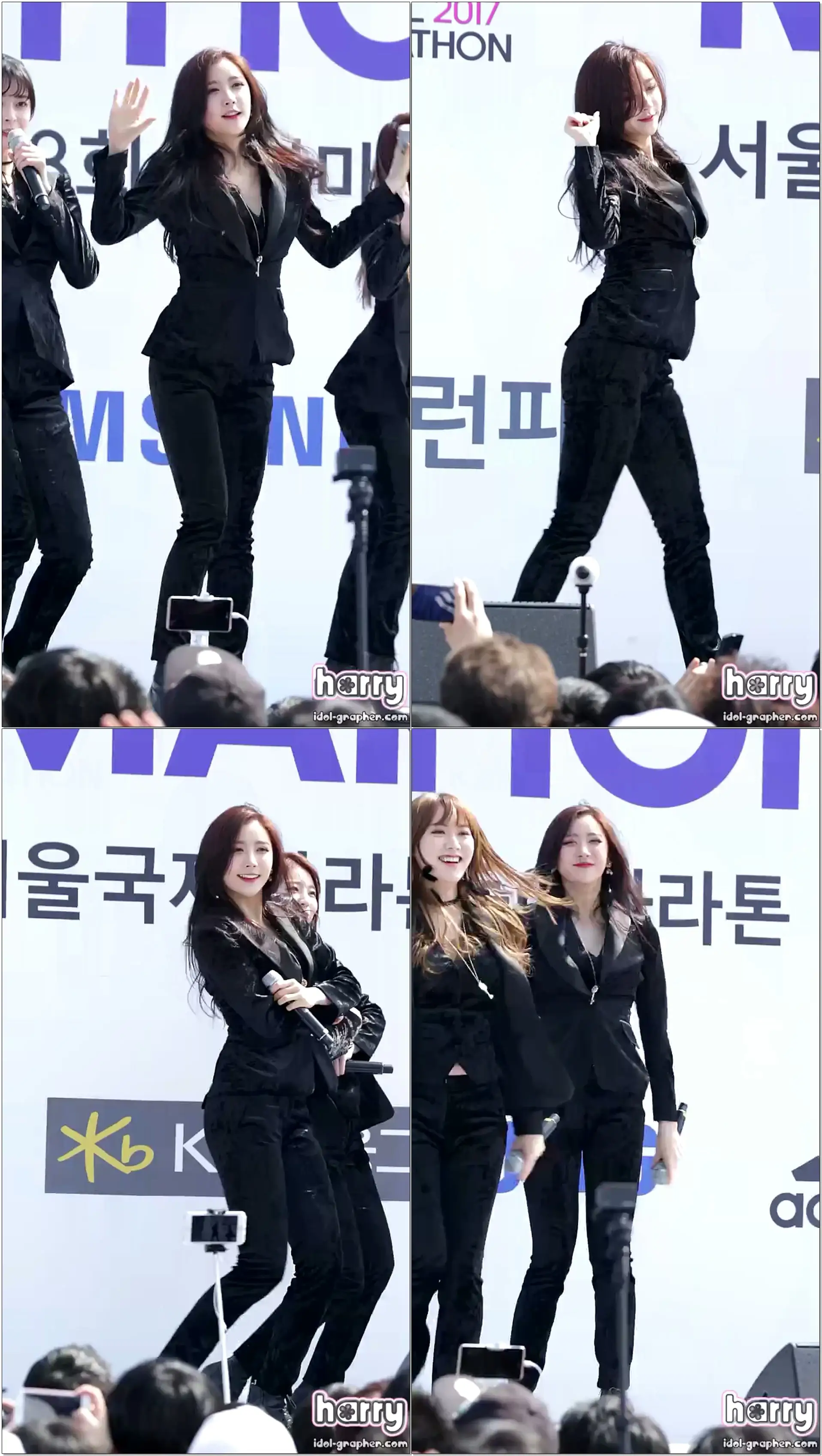 [170319] 헬로비너스(HELLOVENUS) 유영 직캠(fancam) - 차마실래?(Would you stay for tea?), 서울국제마라톤@잠실종합운동장