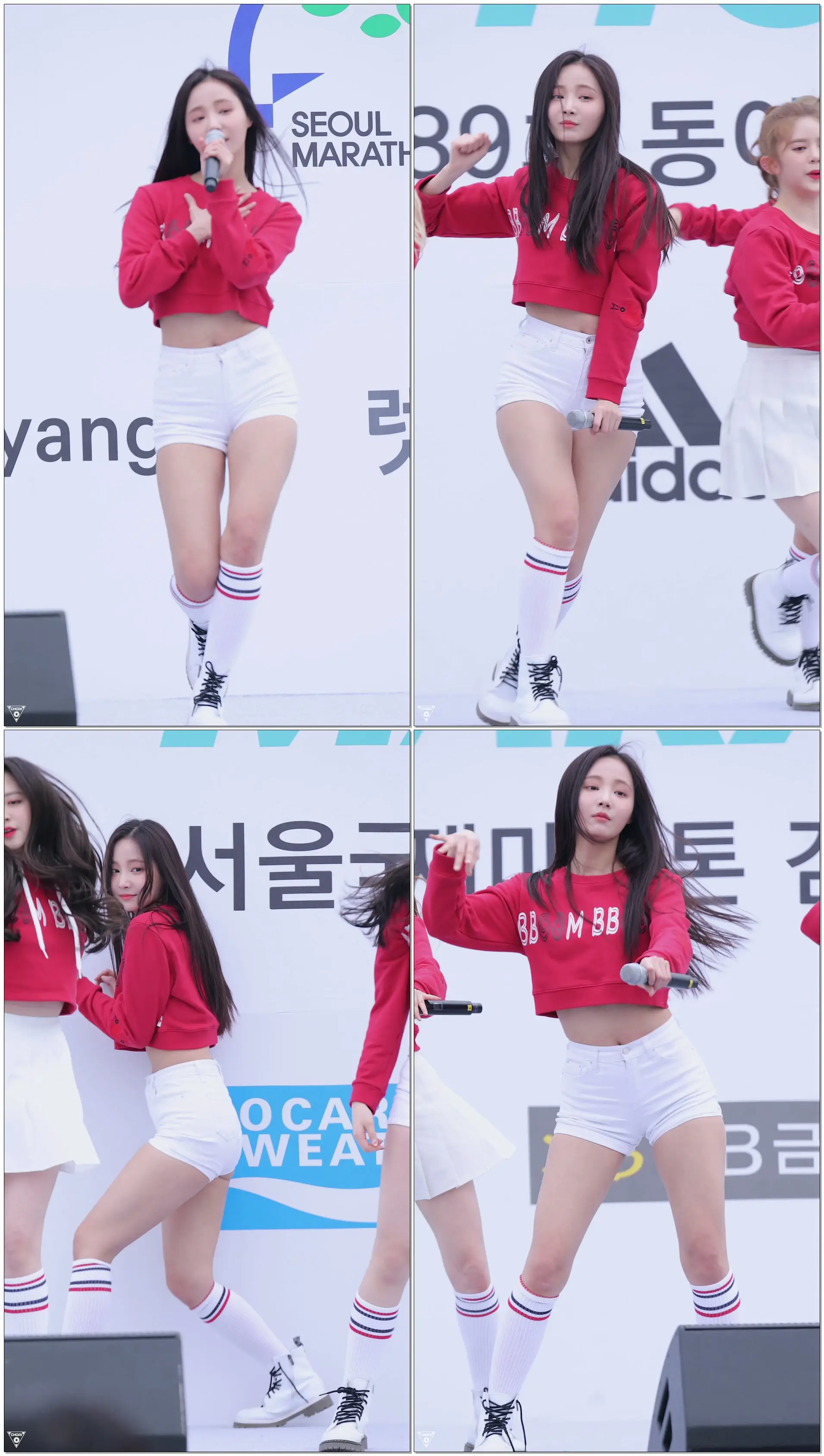 [4K] 180318 모모랜드 연우 직캠 (MOMOLAND/Yeonwoo) - 뿜뿜 @서울국제마라톤 AFTER PARTY(잠실종합운동장)/Fancam By 쵸리(Chori)