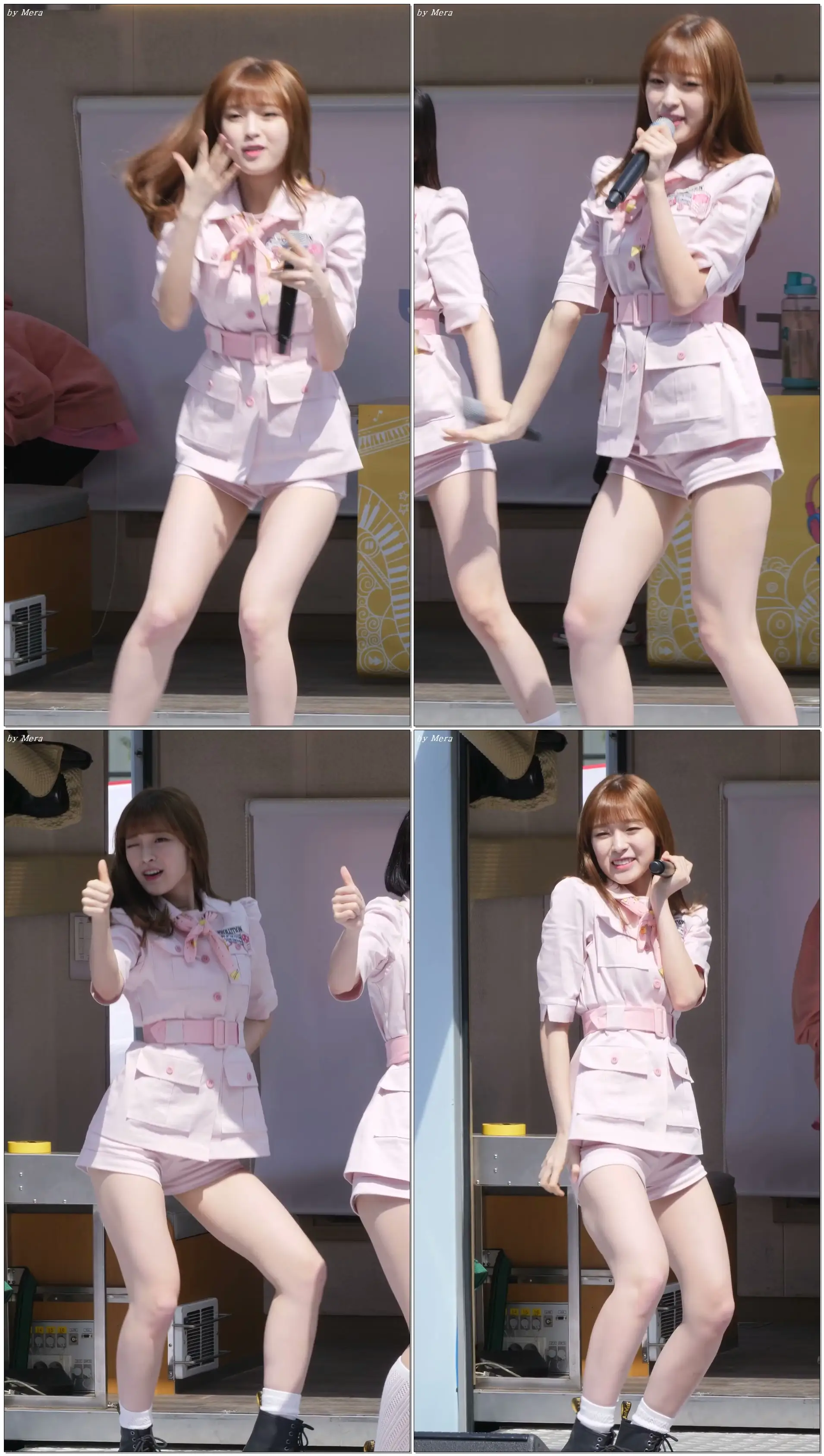 180409 오마이걸 (OH MY GIRL) - 바나나 알러지 원숭이 [아린] Arin 직캠 Fancam (정오의 희망곡 벚꽃번개) by Mera
