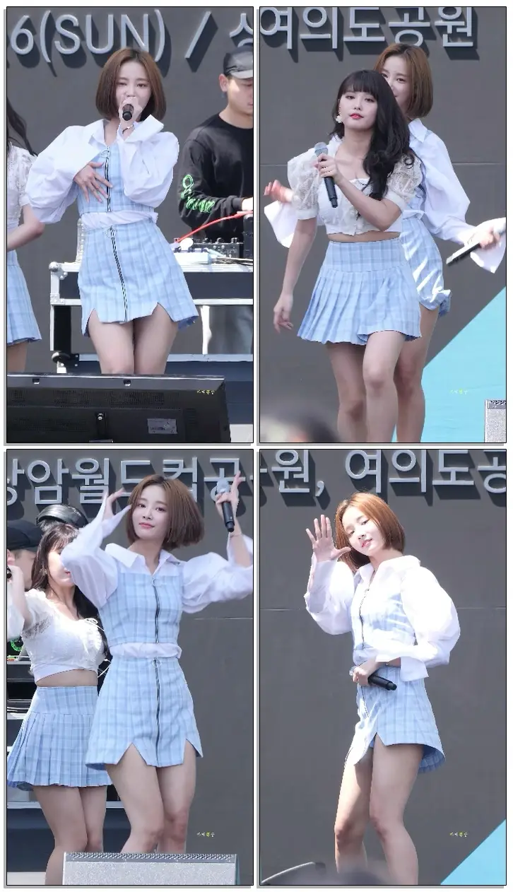 #MOMOLAND #모모랜드 #YeonWoo #연우 'I’m So Hot' 아임쏘핫 벤츠기브앤레이스 여의도공원 190526