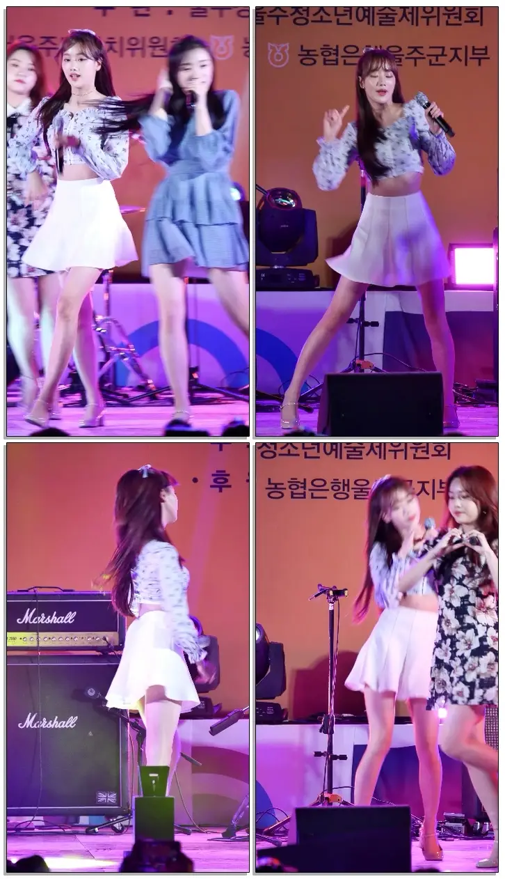 190525 #APRIL(#에이프릴) _ Oh! my mistake(예쁜 게 죄) (#이나은) @ 울주 선바위 청소년 예술제