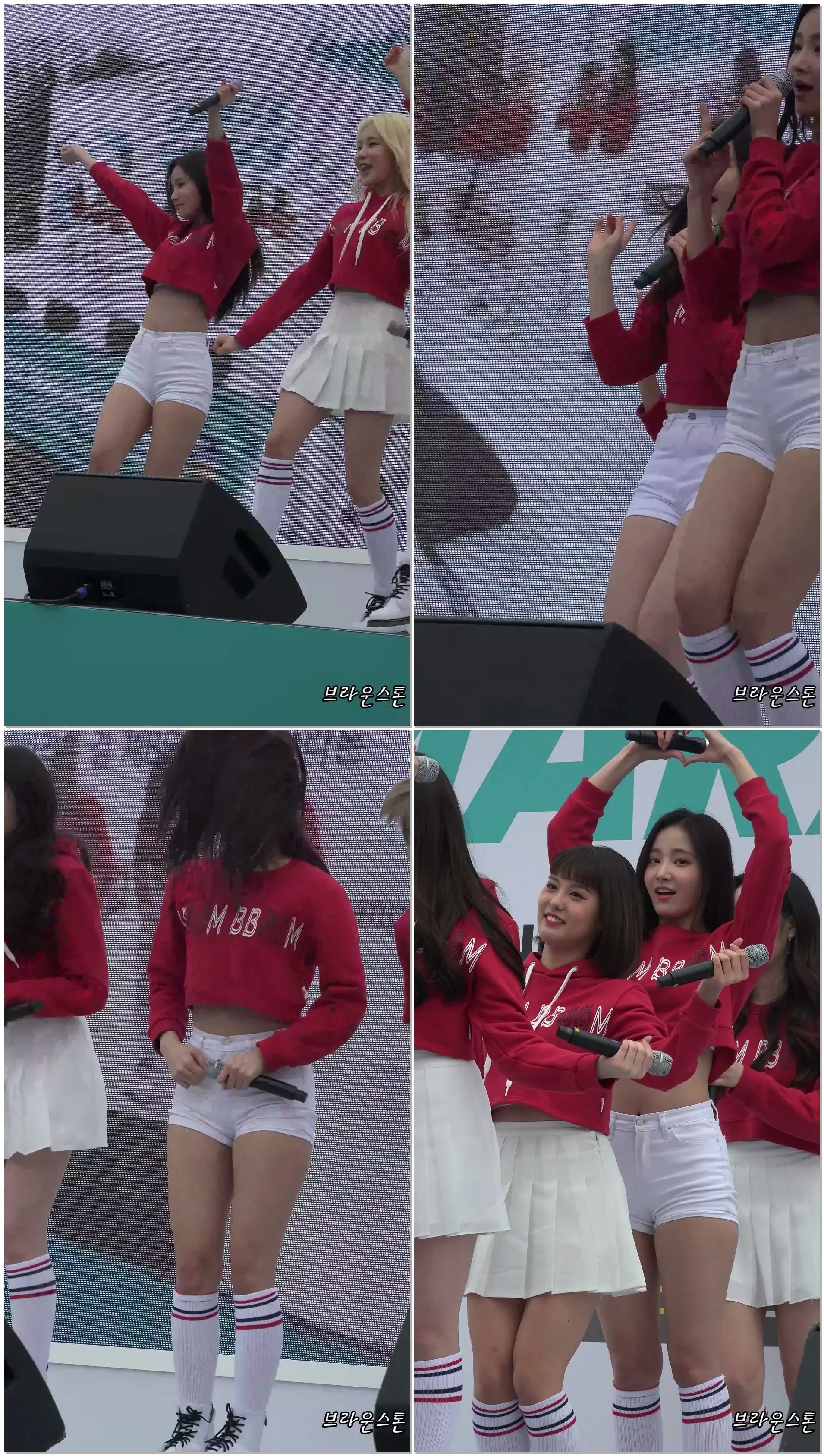 180318 모모랜드(MOMOLAND 연우) 어마어마해(WONDERFUL LOVE) @서울국제마라톤축하공연 (잠실종합운동장광장무대) 직캠 FANCAM