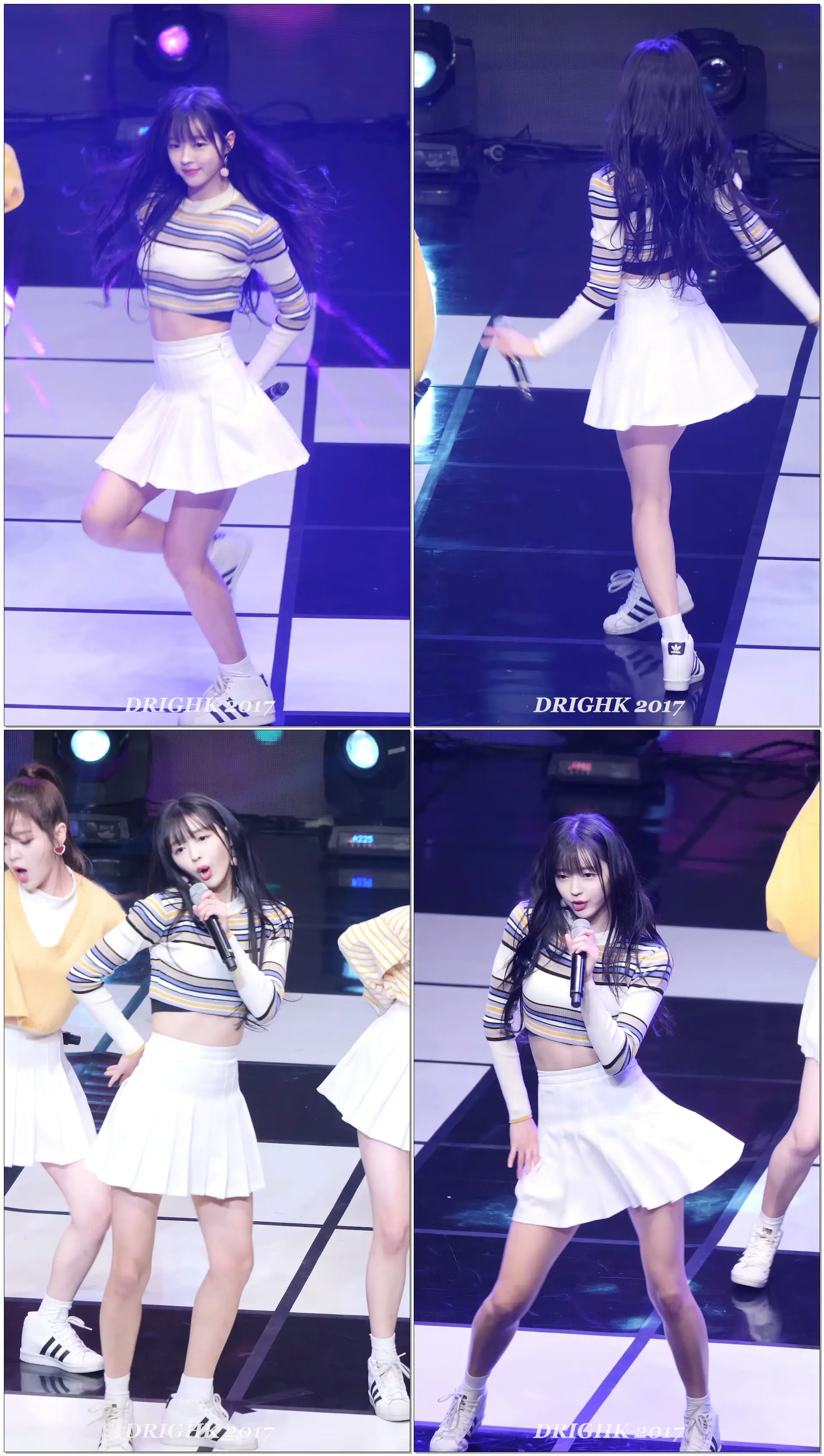 오마이걸(Oh My Girl) 유아 '한 발짝 두 발짝' 직캠fancam [171216 평창올림픽 성공개최기원 강릉콘서트]