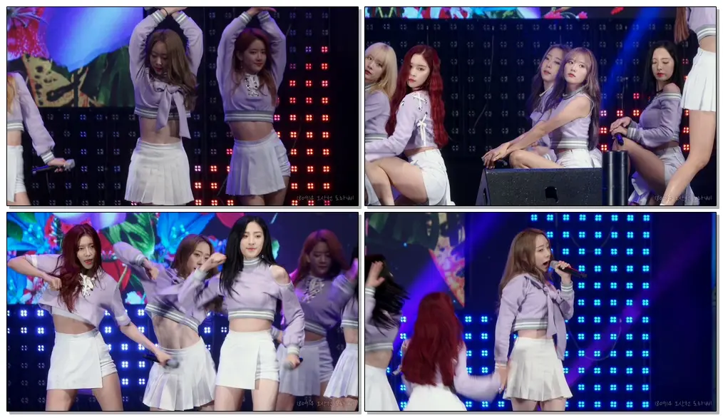 [4K] 180914 우주소녀(WJSN), 연정 '꿈꾸는 마음으로' 직캠 @ 오산시민의 날 축하공연, 오산천 무대