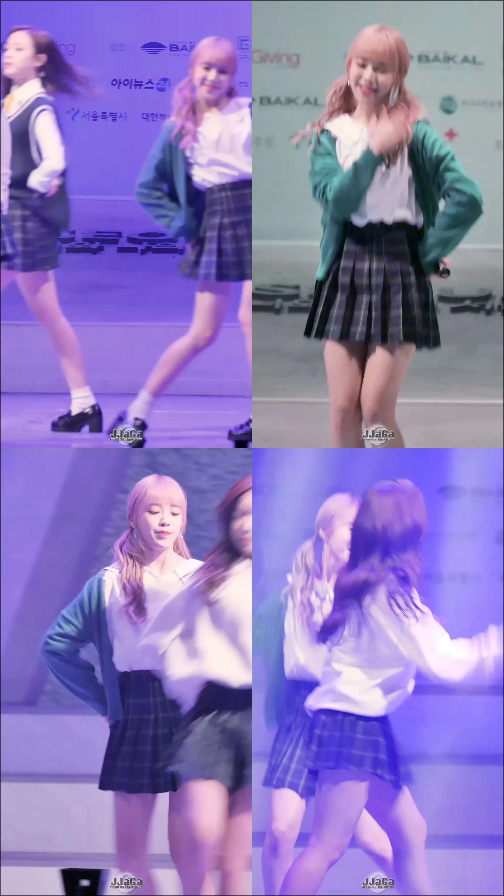 [4K] 171020 에이프릴 전체 직캠 (April) -'손을 잡아줘' (Fancam) By.JJaGa !서울나눔천사 페스티벌 @시청광장
