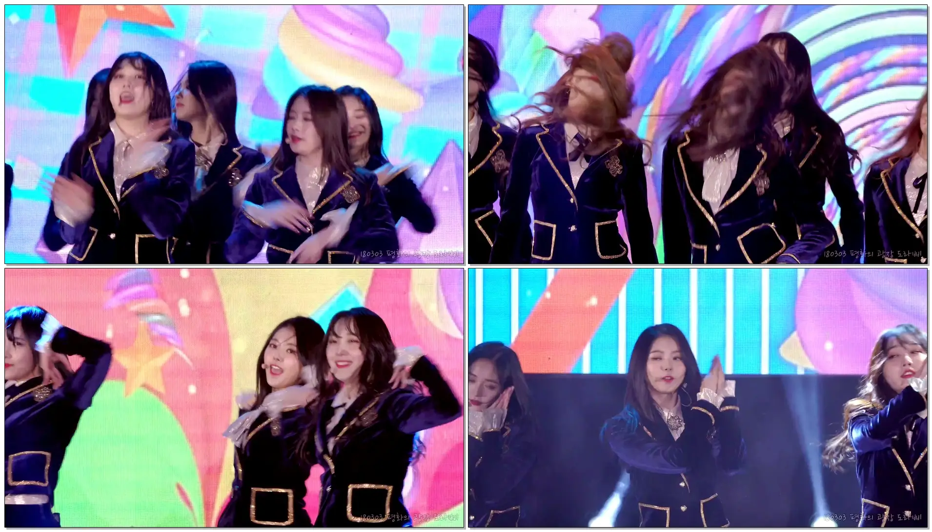 180303 프리스틴 (PRISTIN), 나영 'WEE WOO (위우)' 직캠 by 도라삐 @ 평창 동계패럴림픽 성화합화기념 공개방송, 올림픽공원
