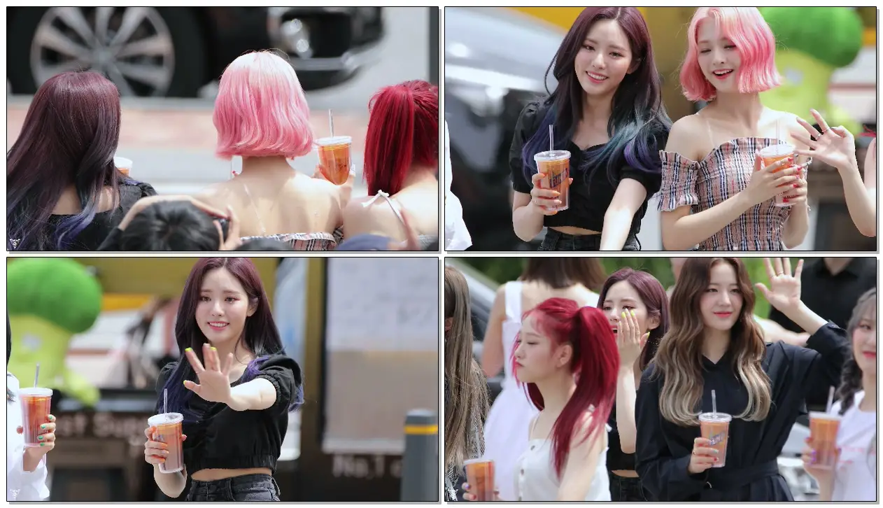 190608 #프로미스나인 #지원 #나경 #직캠 (#fromis_9) - 마무리인사 & 아쉬운 퇴장 @미니팬미팅