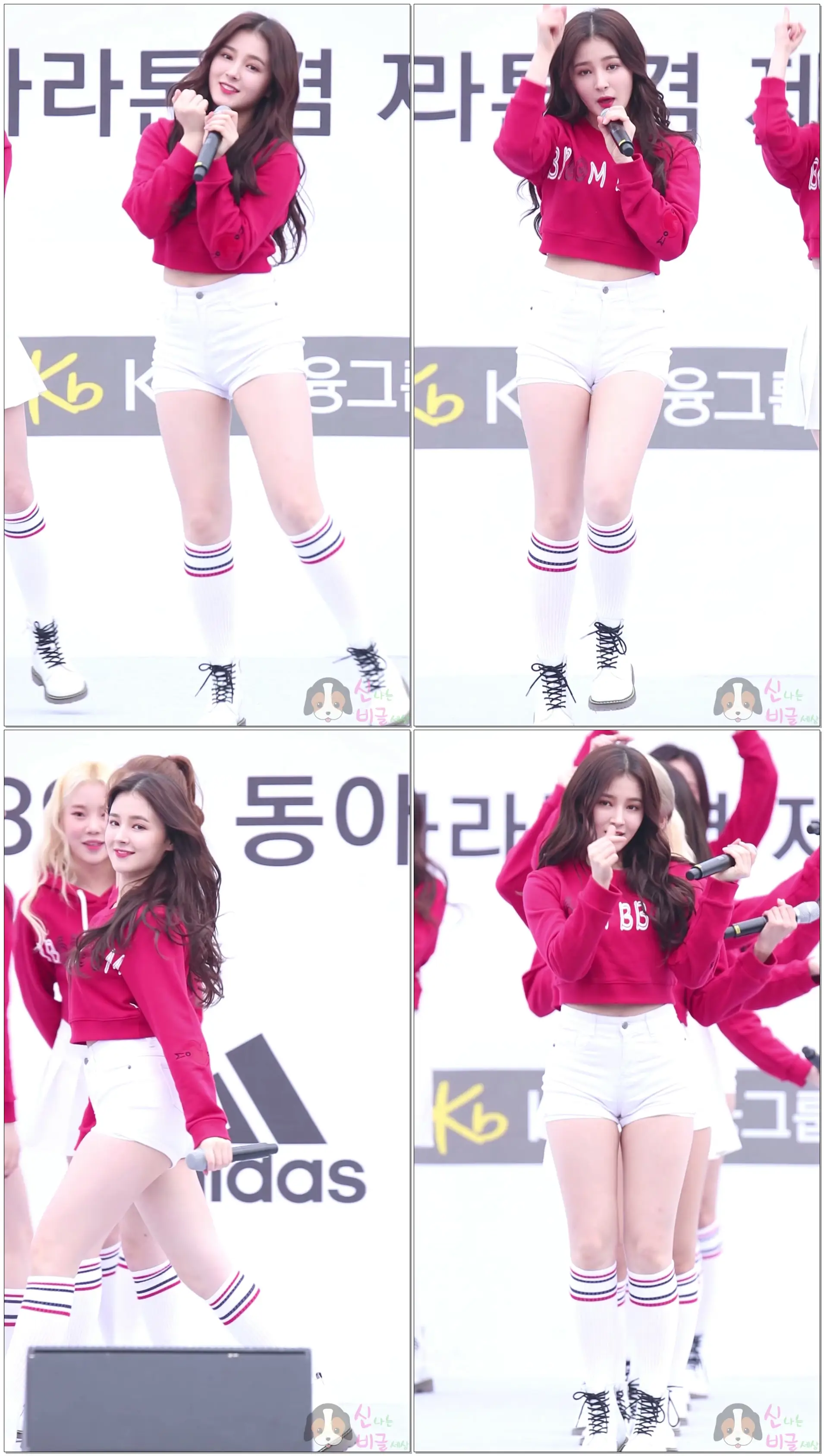 [60f] 180318 모모랜드 (MOMOLAND) 낸시 (NANCY) - 어마어마해 EDM.ver (Wonderful Love) @ 2018서울국제마라톤축하공연 By 신비글