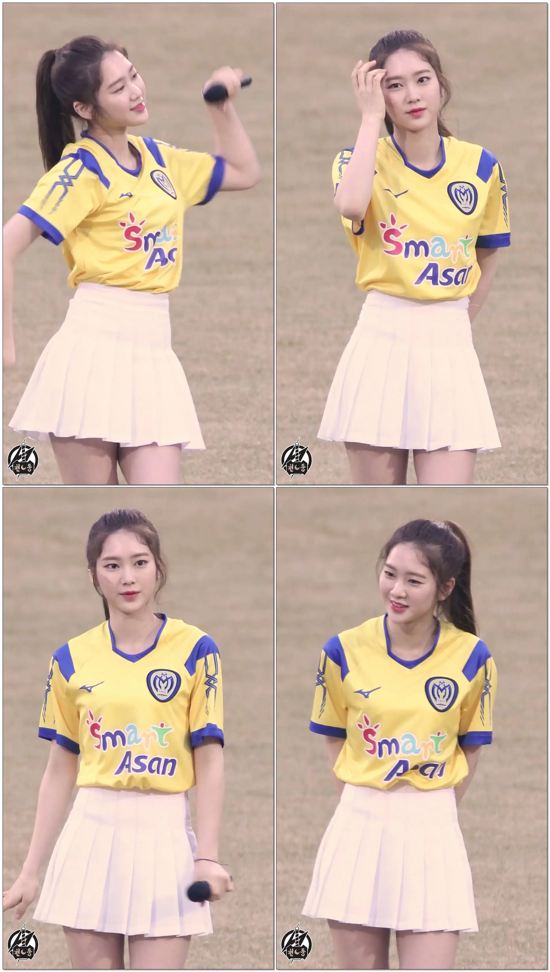 180304 오마이걸 지호 직캠 '비밀정원' Secret Garden OH MY GIRL JIHO Fancam @축구 하프타임 공연 @아산 이순신 종합운동장 By 천둥