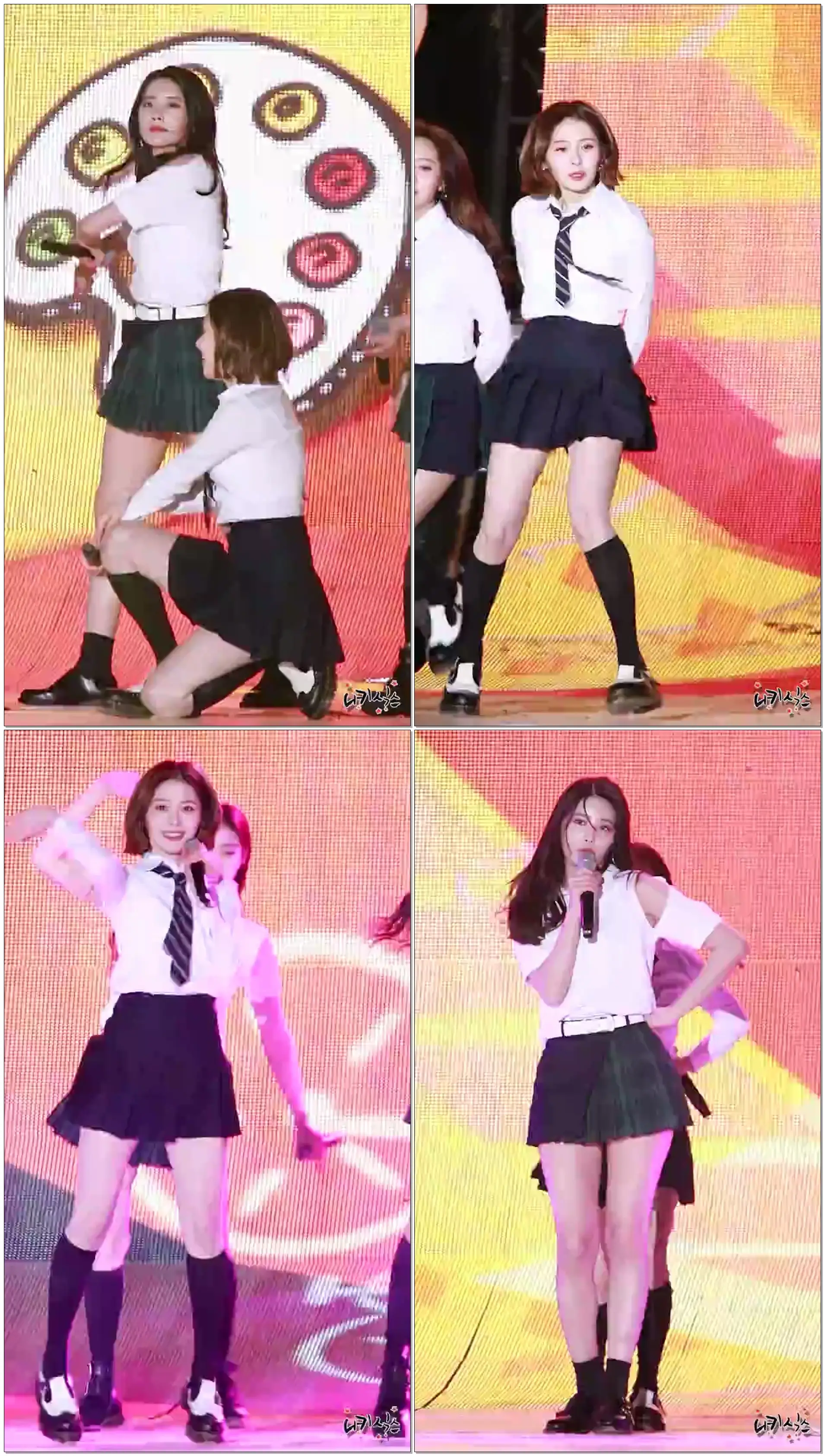 180407 다이아(DIA) 예빈(백예빈) 듣고싶어(E905) 동계올림픽 성공개최기념 국민감사 대축제 직캠(Fancam) by 니키식스