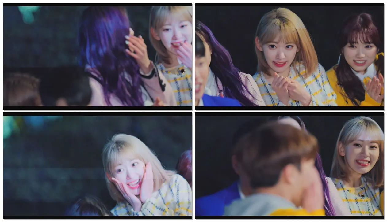 팬 반응에 빵터진 장원영,사쿠라 아이즈원(IZ*ONE) (Sakura, Jang Wonyoung ) @190330 홍대 거리인터뷰