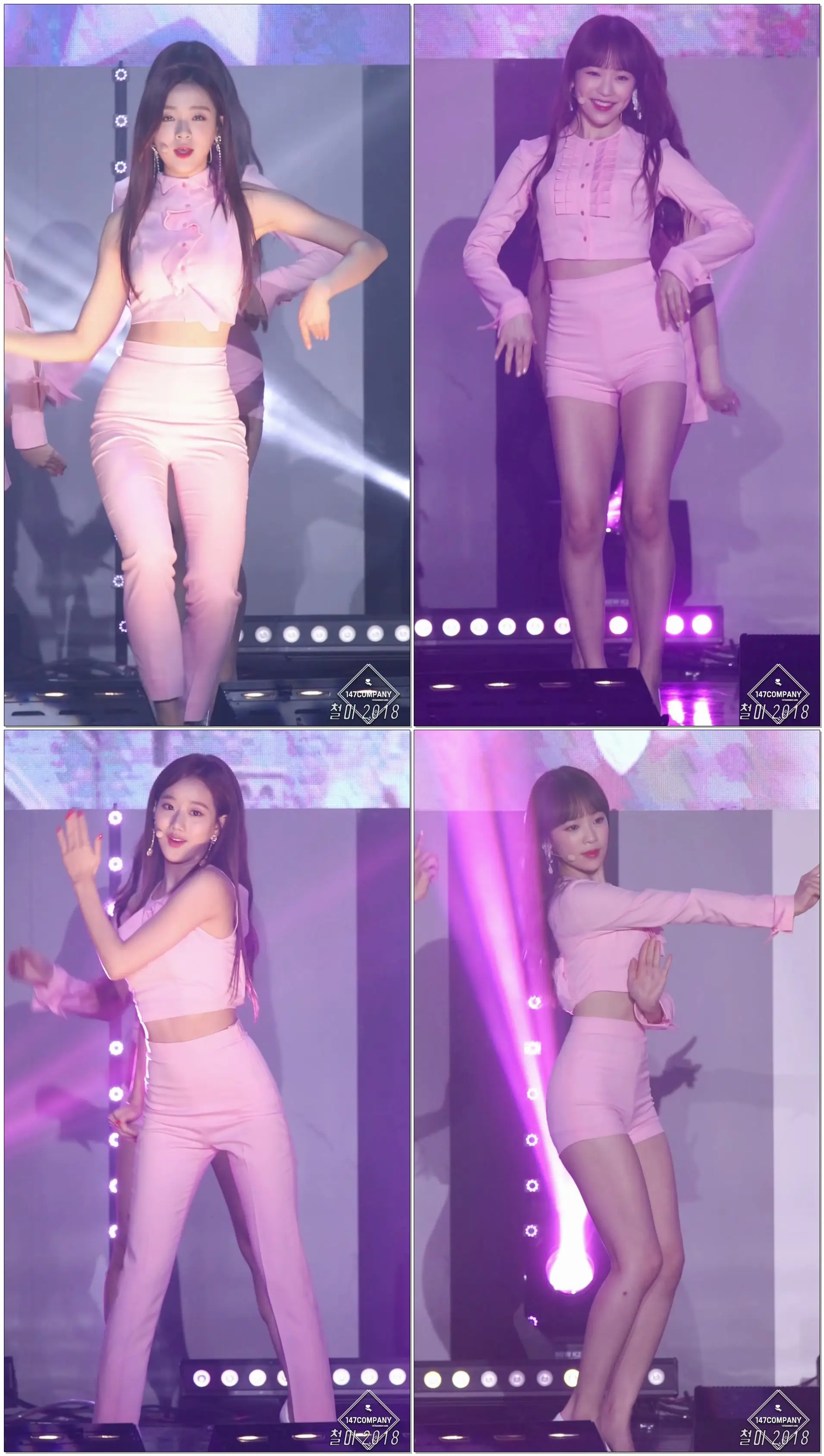 180331 에이프릴 (April) 레이첼 (Rachel) 파랑새 (Blue Bird) BY 철이 147Company - 강화선포식 케이팝콘서트(직캠/fancam)