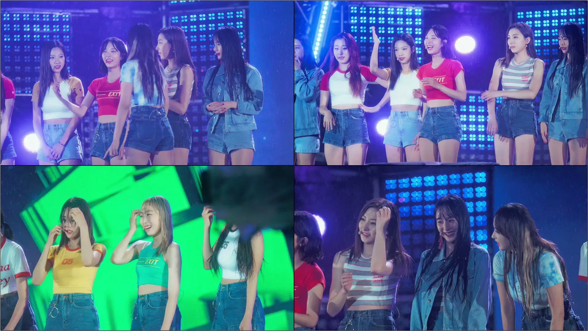 여름 애교+성소 섹시웨이브+보나 사투리 우주소녀(WJSN)@171012 함안 39사단 음악회