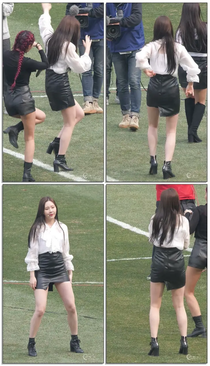 190302 모모랜드MOMOLAND 나윤 (뒷태) BBoom BBoom 뿜뿜 @인천유나이티드 개막전 인천축구경기장 4K 60P 직캠