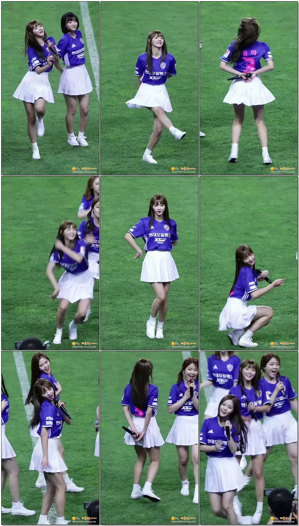 160720 오마이걸 - 한발짝 두발짝 유아직캠 울산vs인천 문수축구경기장 by 해를보는아이