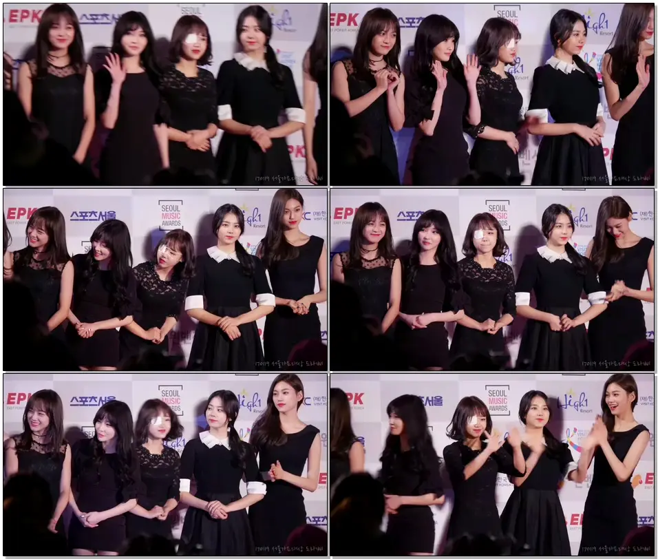 170119 아이오아이(I.O.I) 최유정 위주 직캠 @ 서울가요대상 레드가펫 포토월, 잠실실내체육관