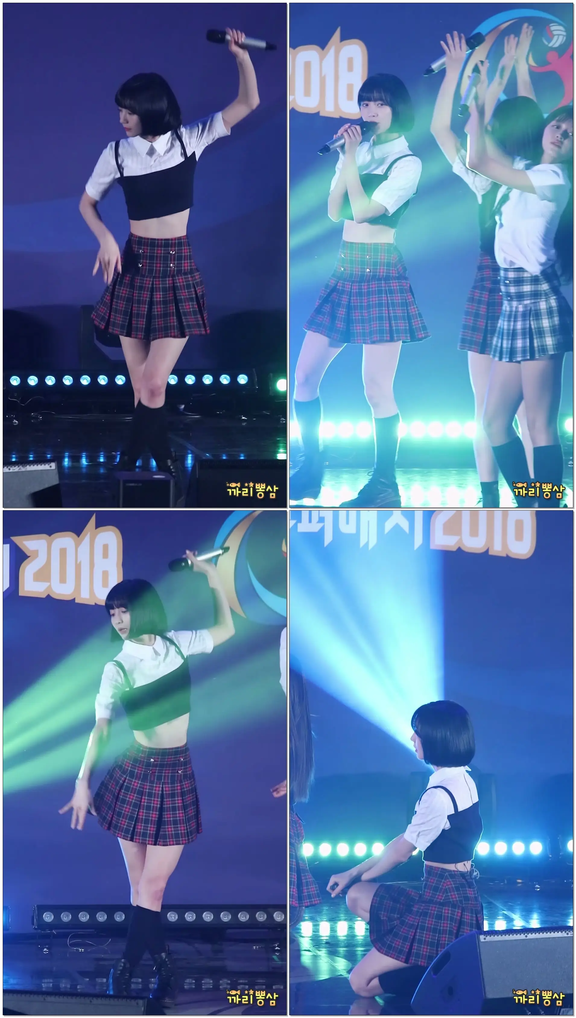 180408 OH MY GIRL 오마이걸 (비니) 'Secret Garden'비밀정원 [직캠/Fancam] @ 여자배구 올스타 슈퍼매치 by 까리뽕삼